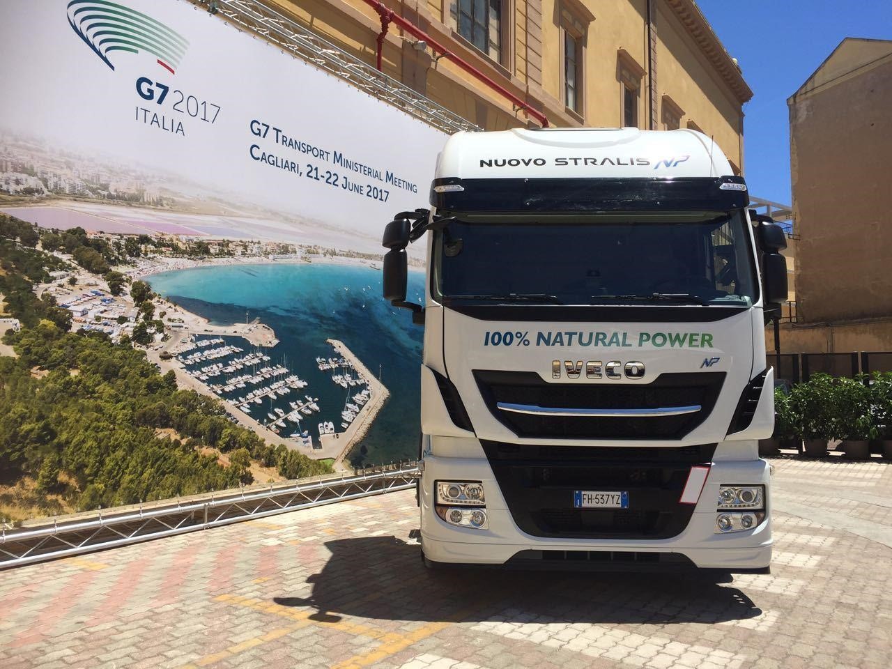 IVECO Stralis NP in Cagliari for G7 Transport Ministers' Meeting