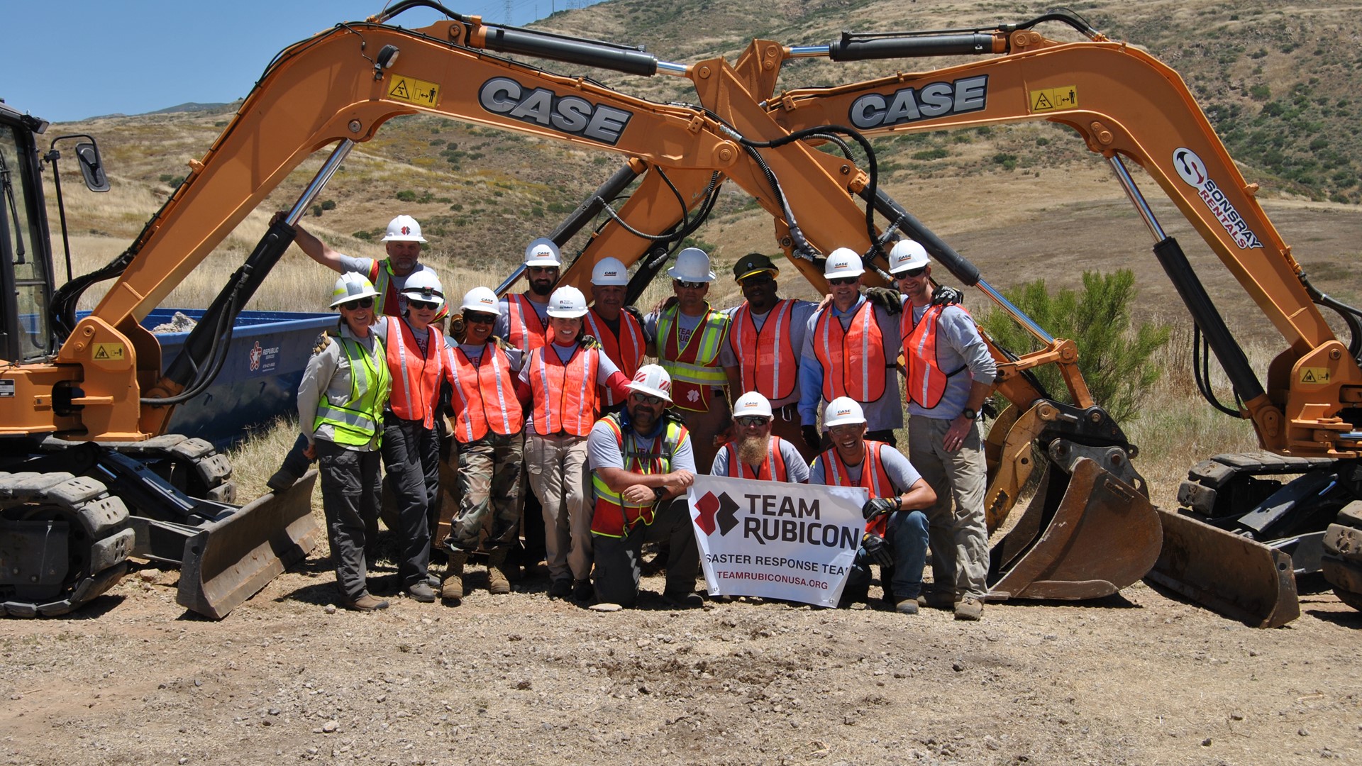 CASE, Sonsray Machinery, Team Rubicon and the U.S. Fish & Wildlife Service join forces