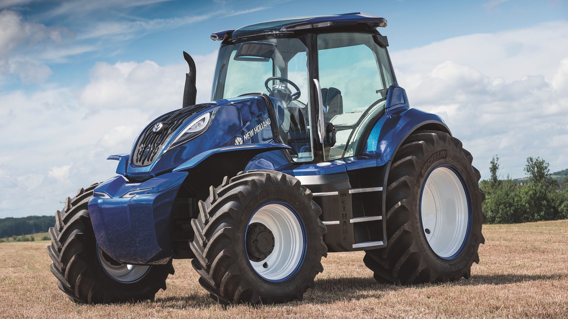 New Holland Agriculture Methane Powered Concept Tractor