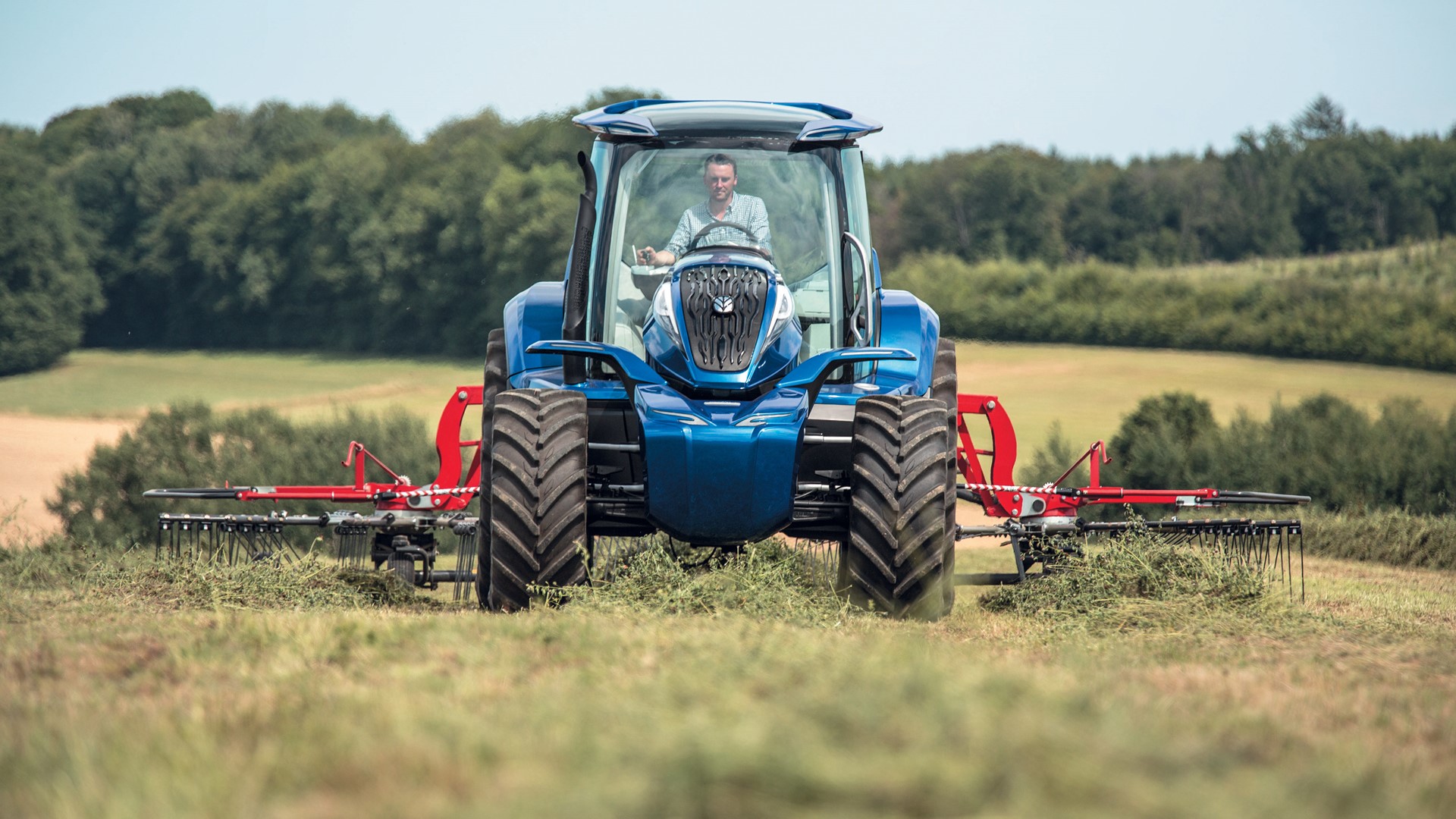 New Holland Agriculture Propane Power prototype tractor