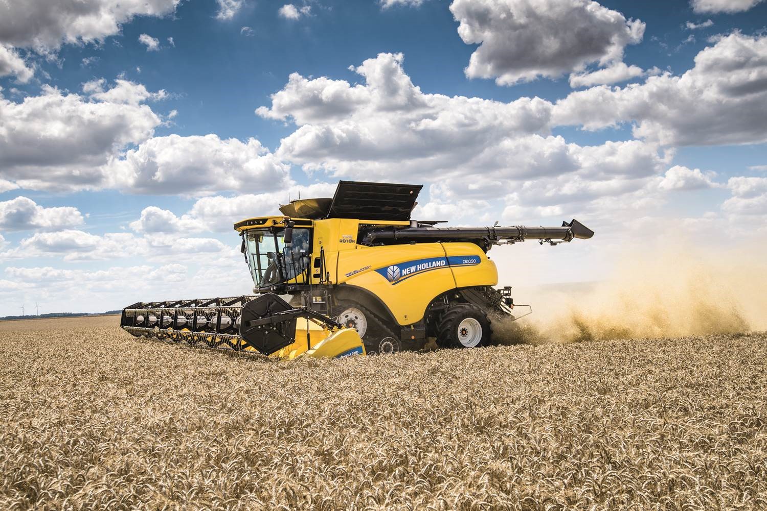 New Holland CR Revelation combine raises the harvesting stakes again