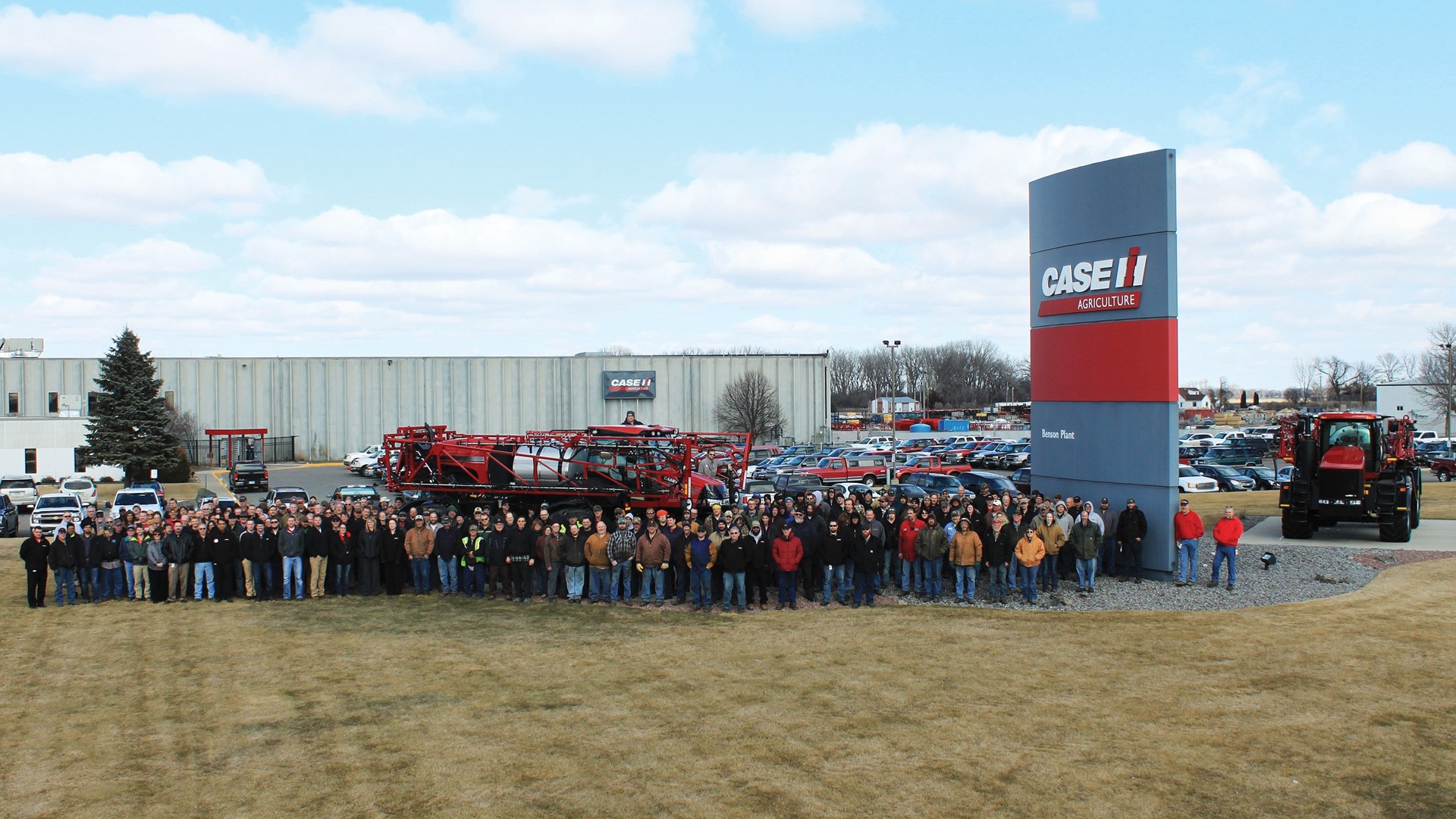 Group shot of employees from the Benson, Minnesota, U.S. facility