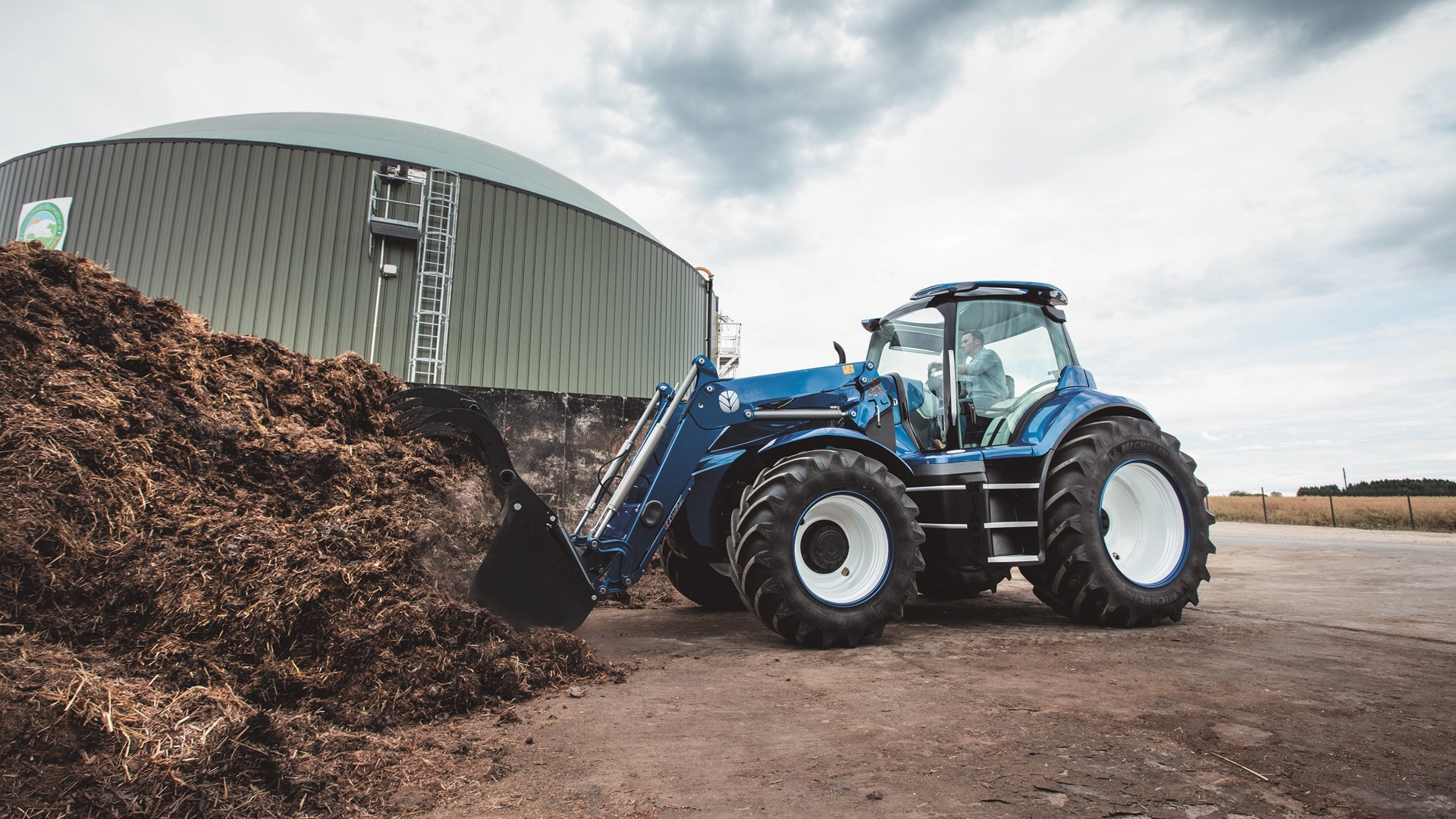 New Holland's Methane Powered Concept Tractor