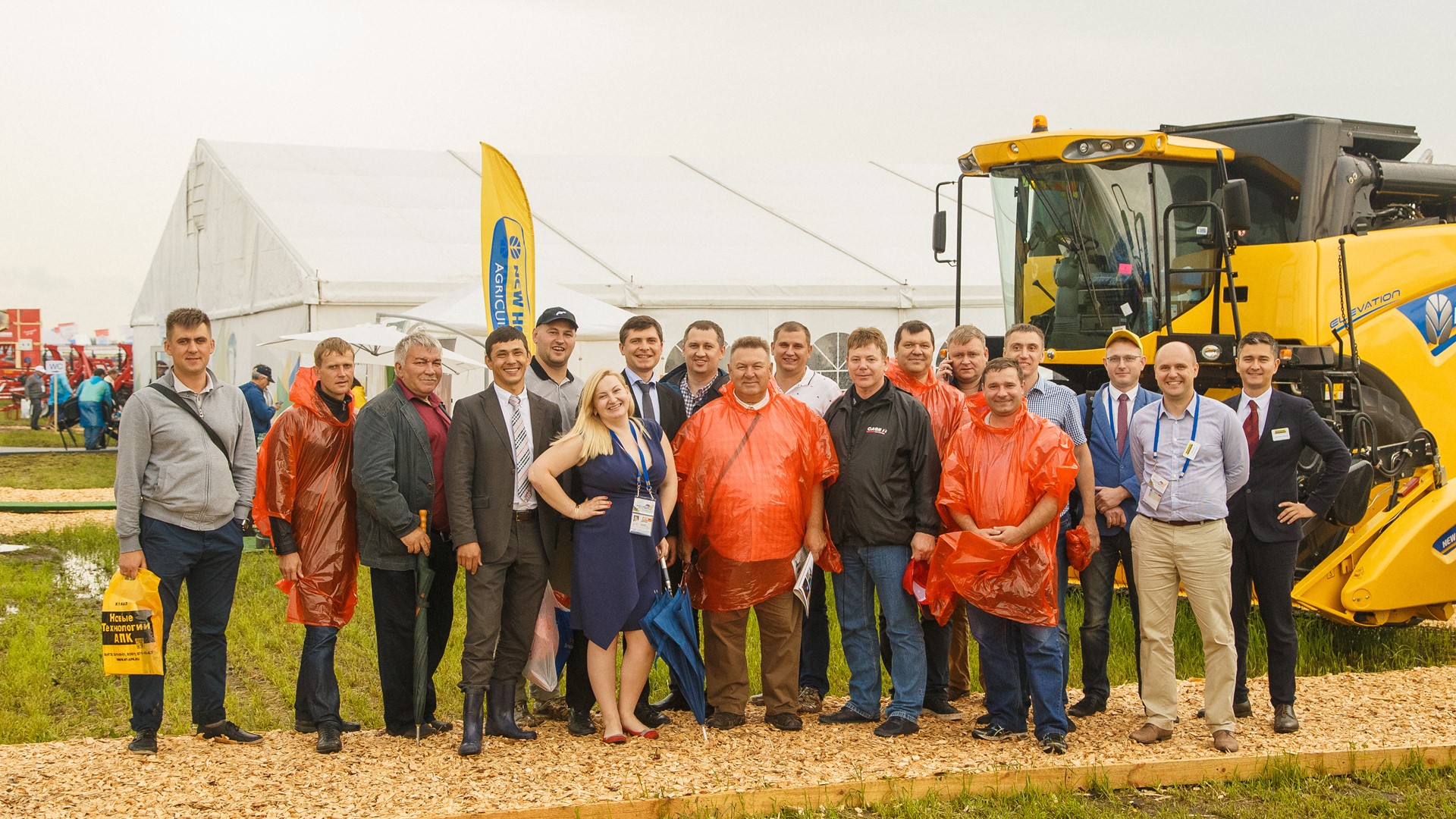 All- Russia Field Day 2017 with the new CX6090 Elevation combine harvester