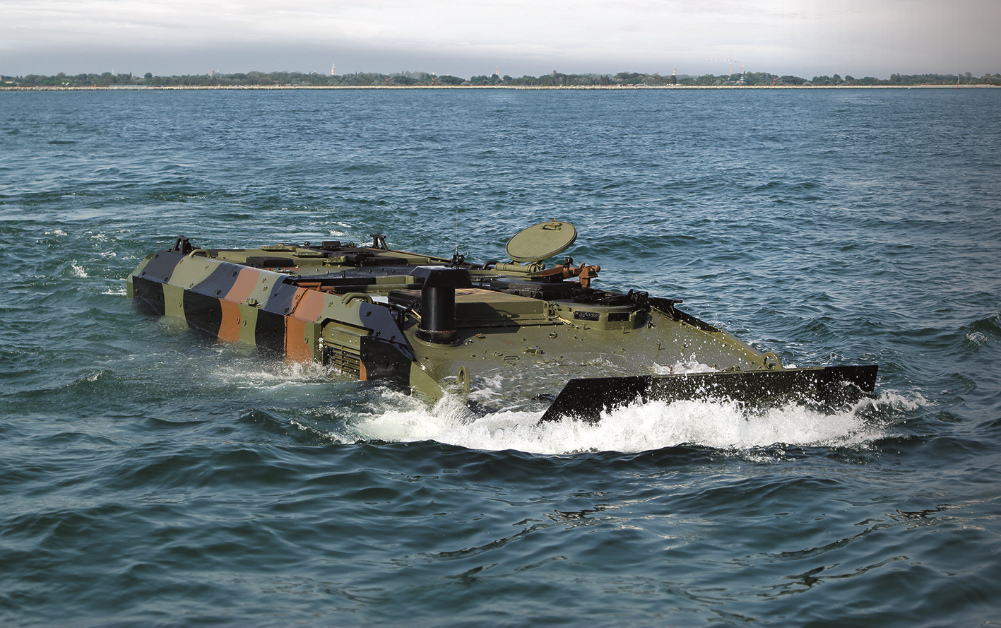 Iveco Defence Vehicles 8x8 amphibious armored platform design
