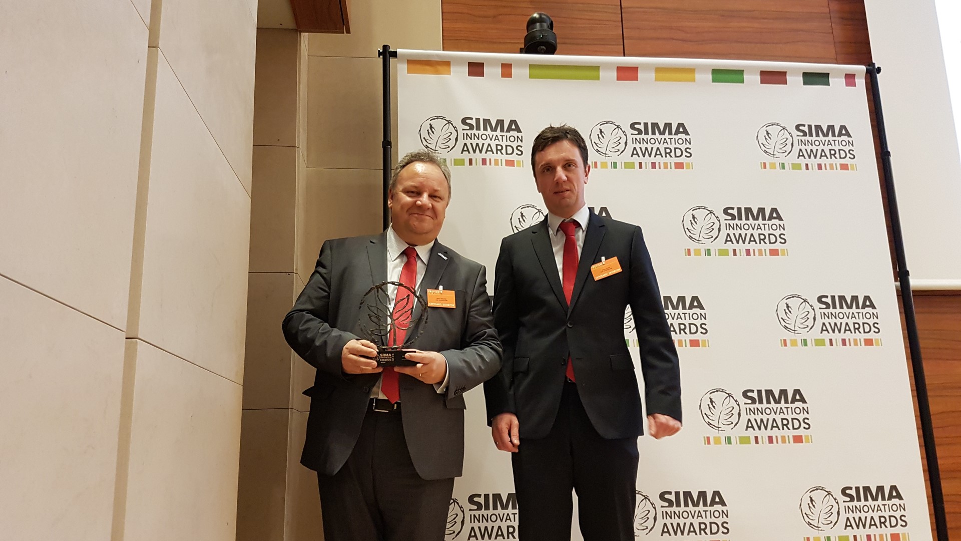 Case IH won the bronze medal a the SIMA Innovation award