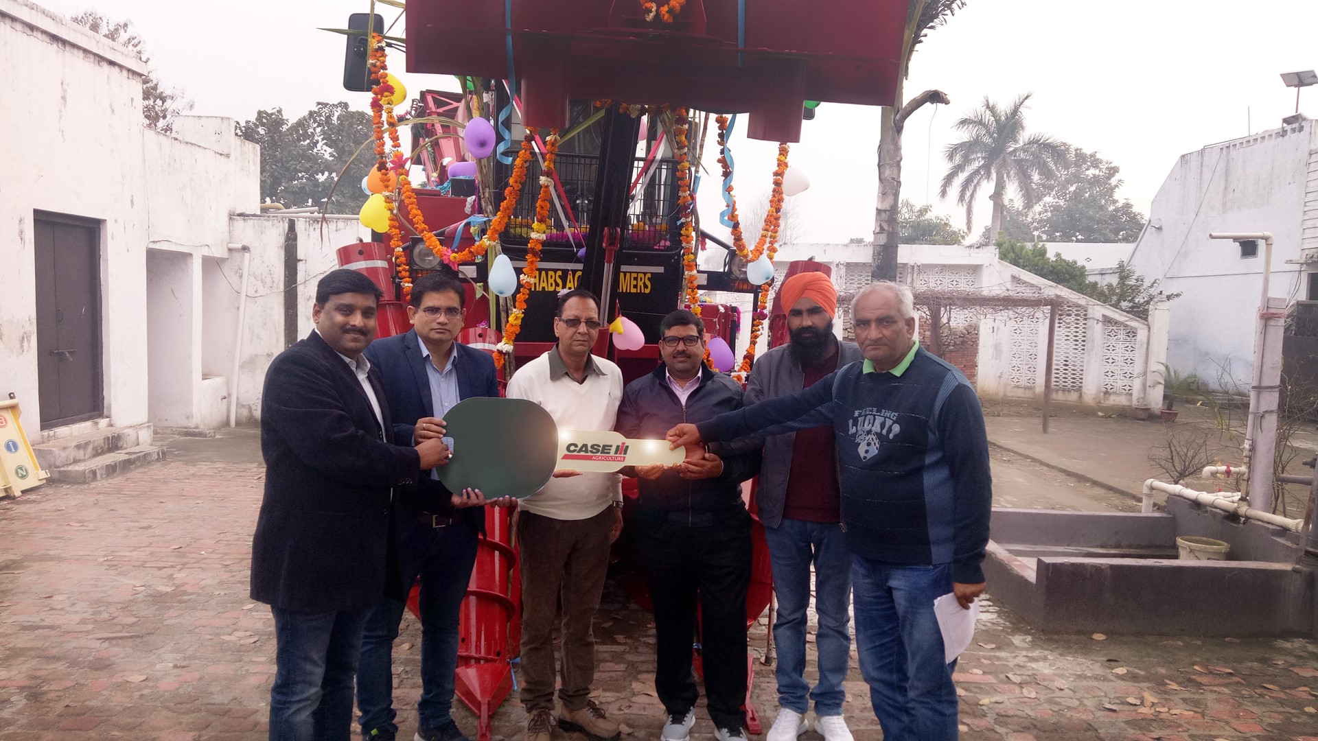 First Case IH Sugarcane Harvester delivered in Uttar Pradesh