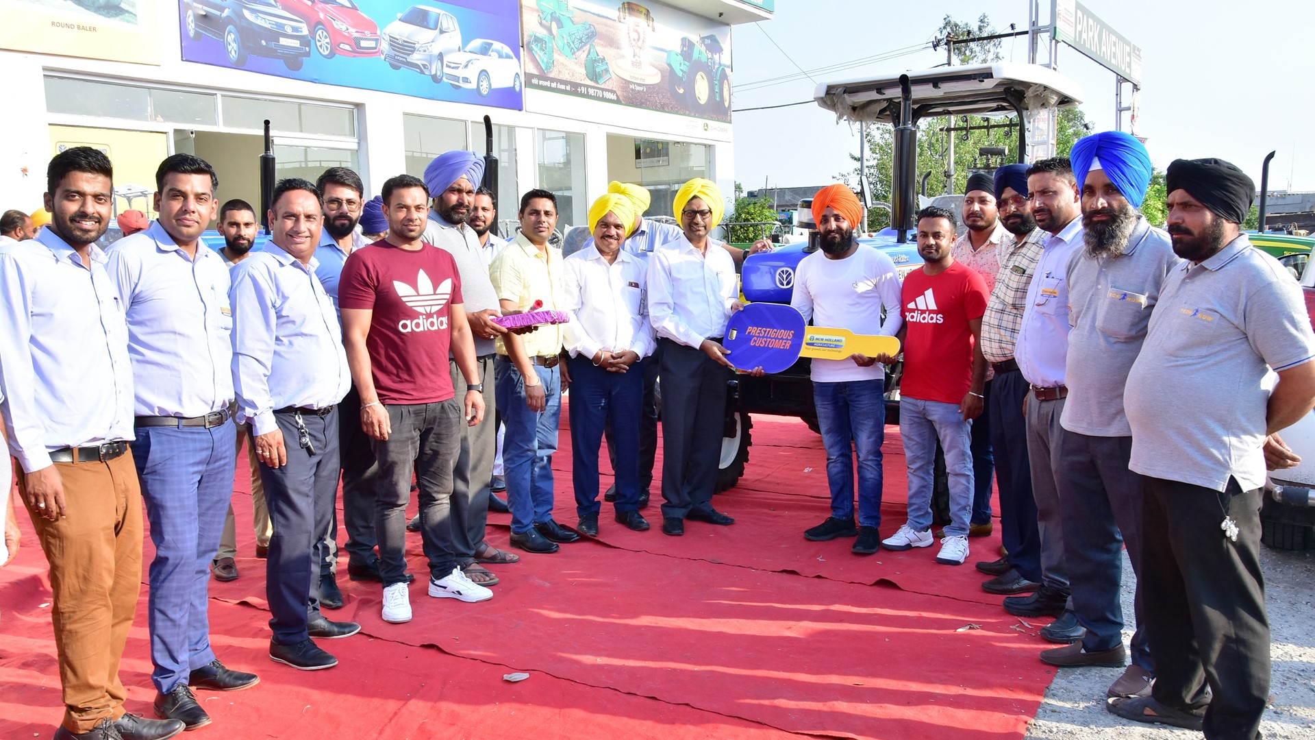 New Holland Agriculture Customer Event at M/s Kaler Agrotech, Amritsar