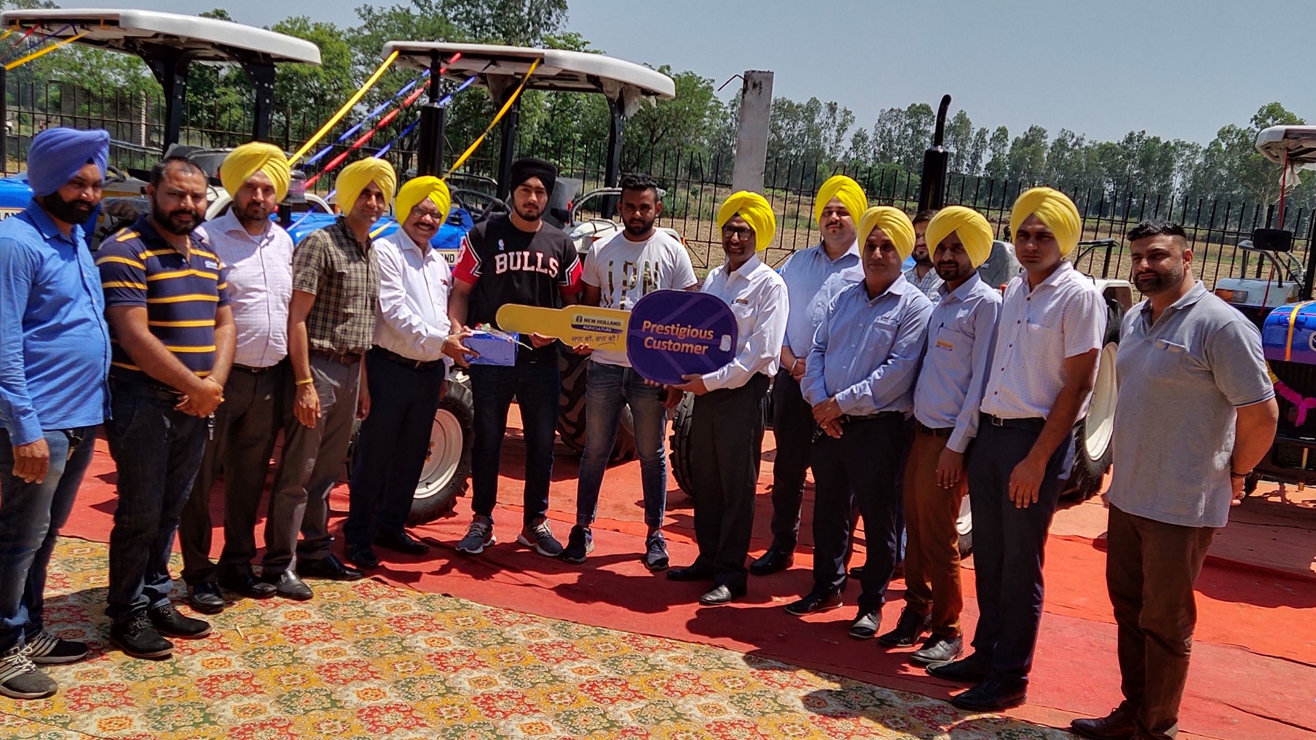 New Holland Customer Event at M/s Kailash Autoworld in Jalandhar