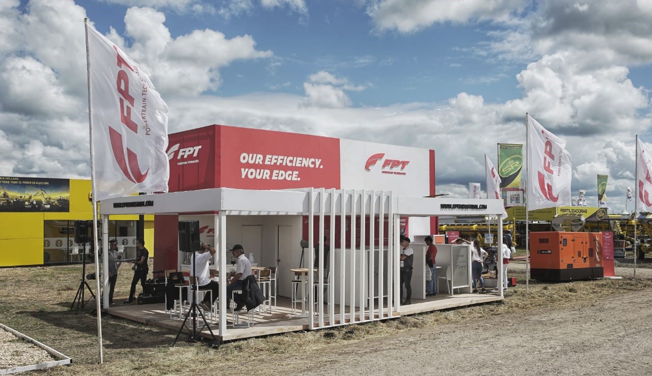 Estande FPT Industrial na Expoagro 2019