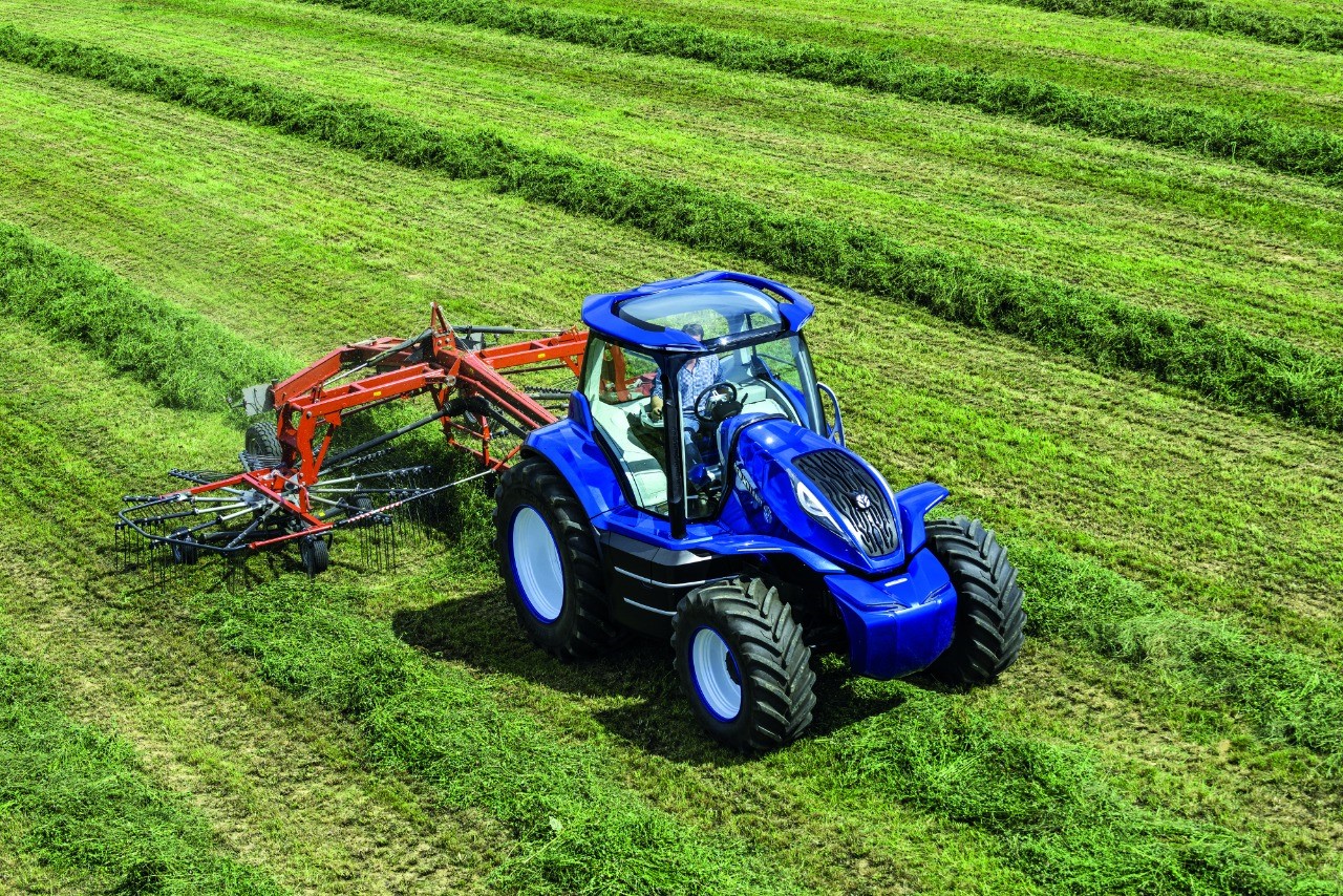 Trator conceito New Holland movido a biometano