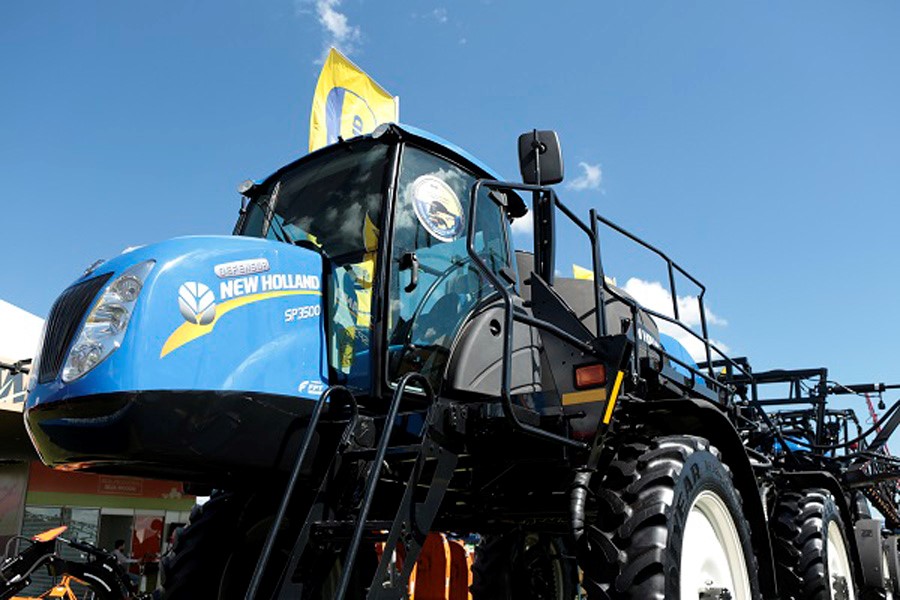 Defensor 3500, atração do Show Rural Coopavel 2018, tem maior capacidade de pulverização. Foto: Eron Zeni.