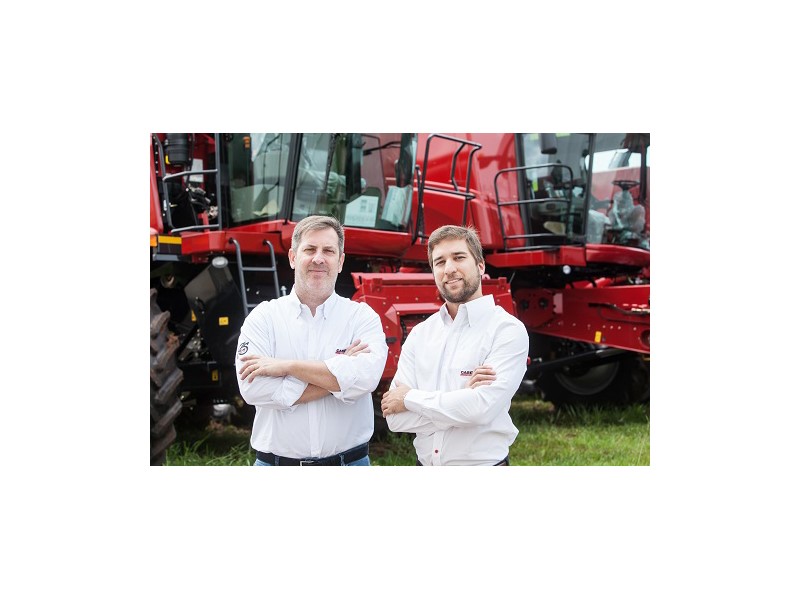 Paolo e Felipe fazem parte da nova estrutura administrativa da Case IH