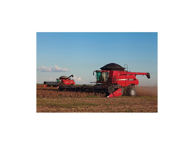 A colheitadeira Série 230 aumenta a produtividade no campo