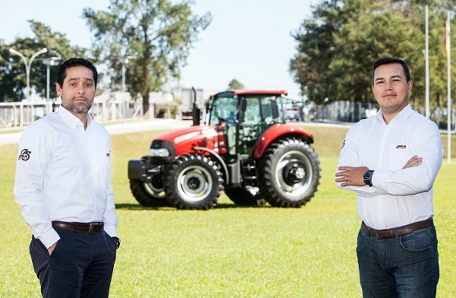 Marco Ripoli, responsável por Marketing de Produto, e Diogo Melnick, à frente do Marketing Comercial na Case IH  Foto: A