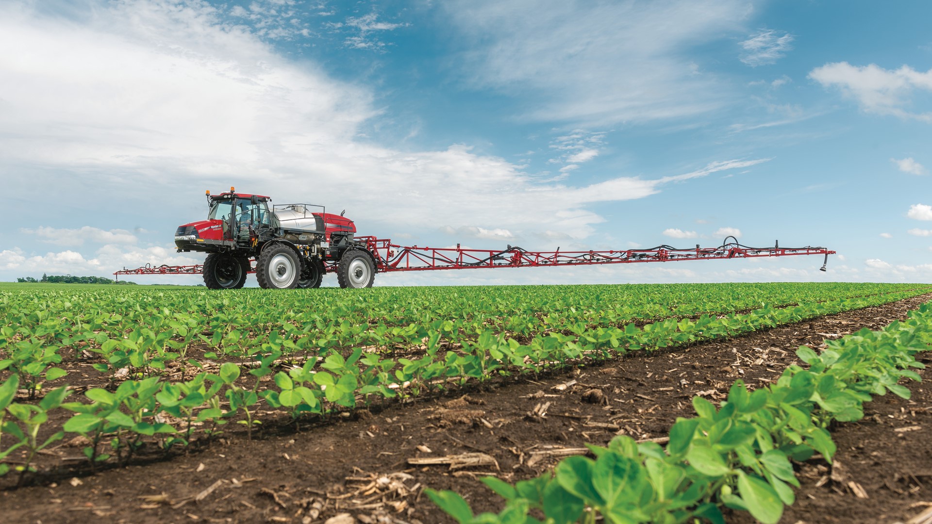 New AutoBoom® XRT automatic boom height control, available on Patriot® and Trident™ series sprayers