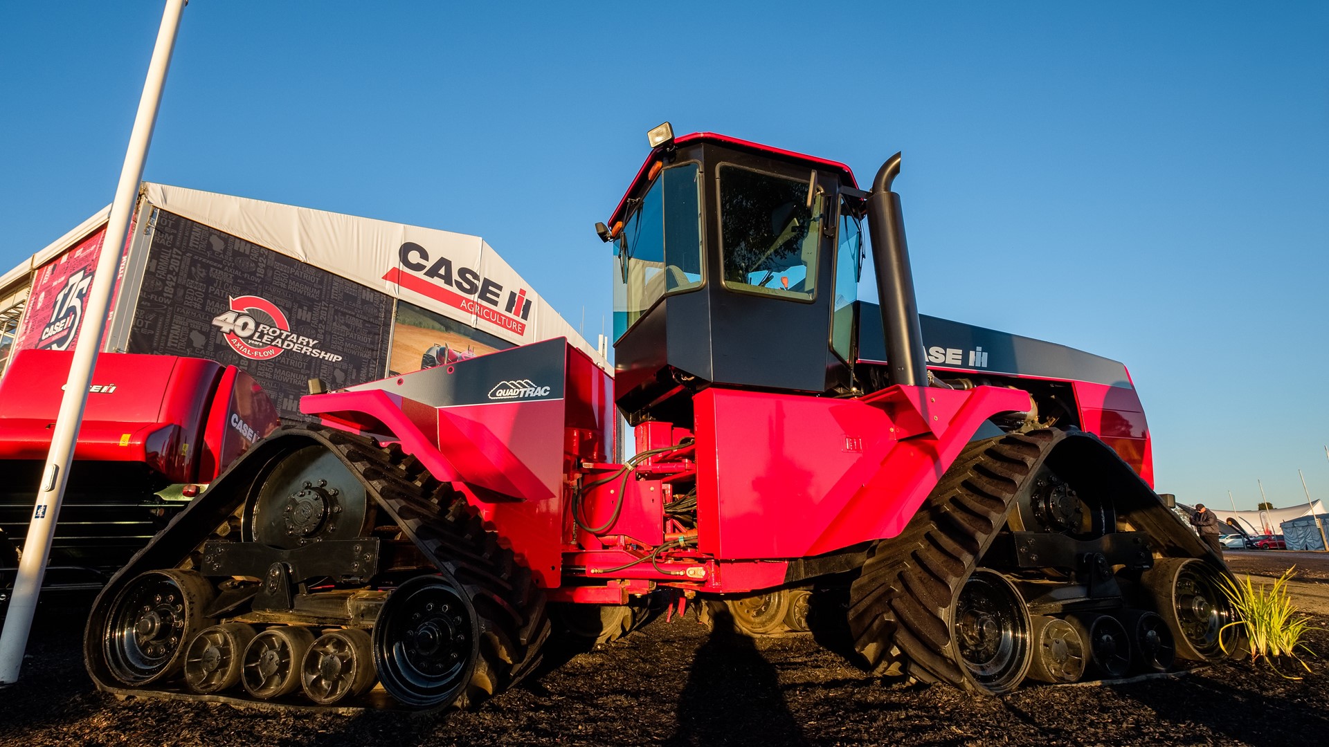 The fully-restored Case IH Steiger Quadtrac on show