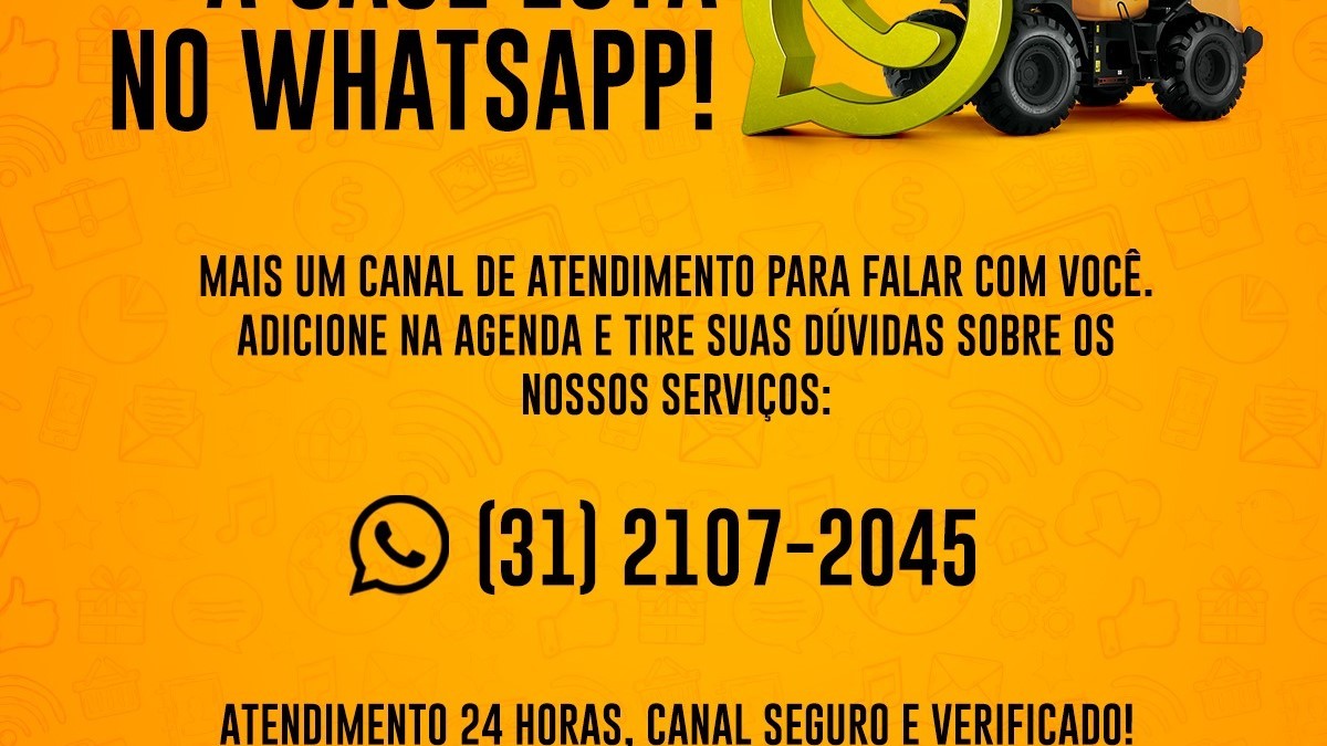 CASE lança novo canal de atendimento ao cliente