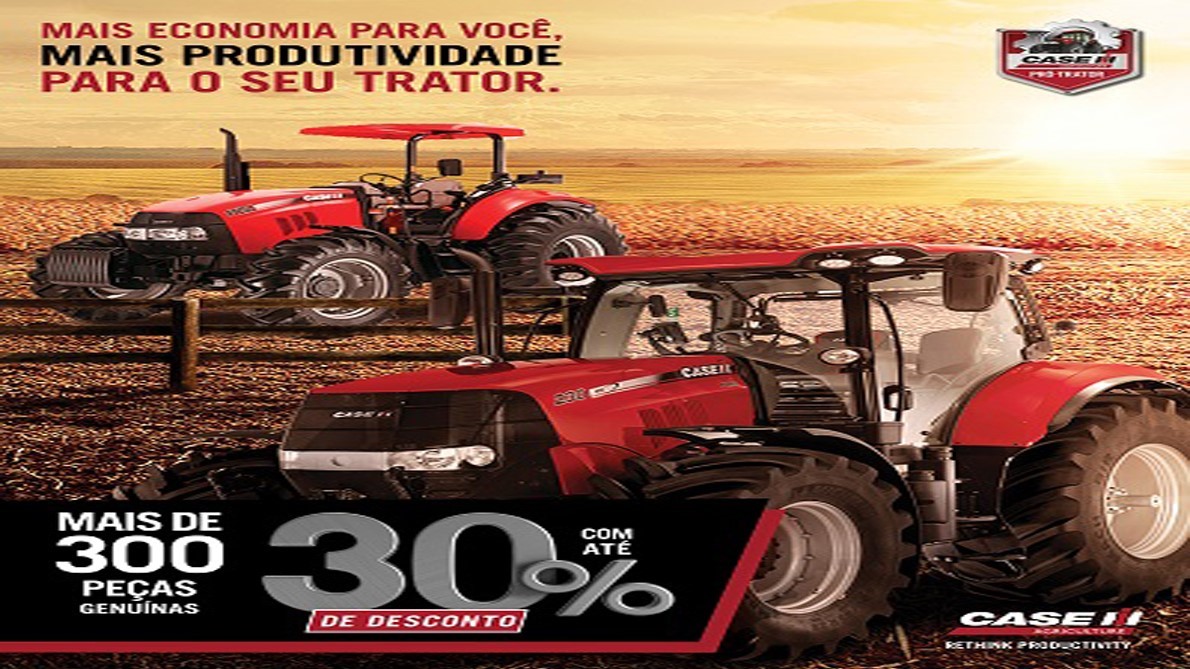 Case IH oferece condições especiais em revisão, manutenção e reforma dos equipamentos