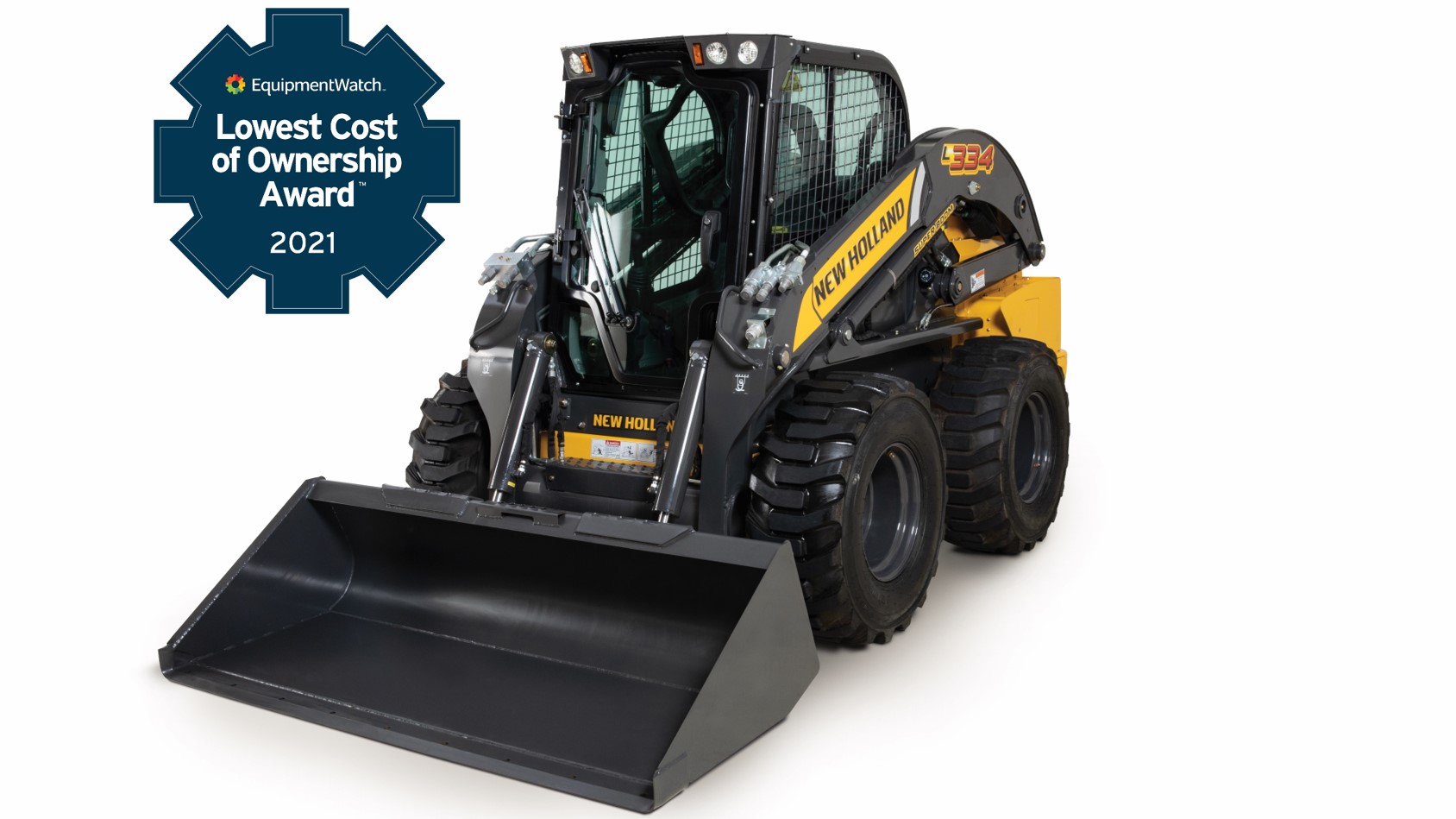 Minicarregadeira New Holland Construction ganha prêmio de Menor Custo de Propriedade 2021 nos EUA