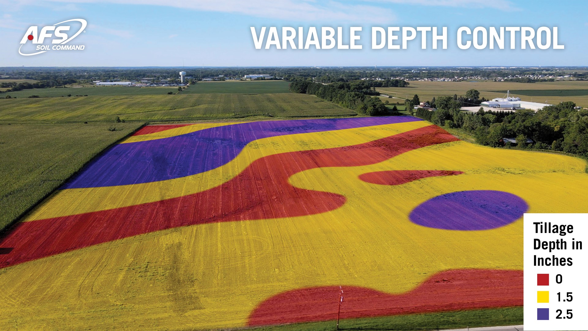 With AFS Soil Command™ tillage prescription technology, producers can vary their tillage settings