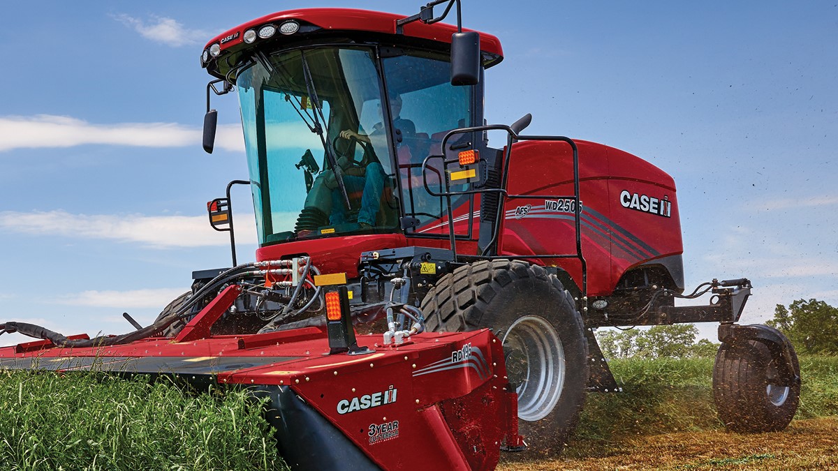 The WD5 series windrower is the most effective hay-harvesting solution on the market