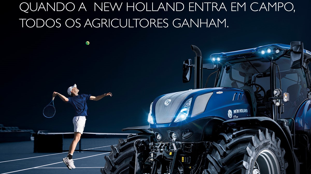 New Holland anuncia apoio ao torneio de tênis Nitto ATP Finals