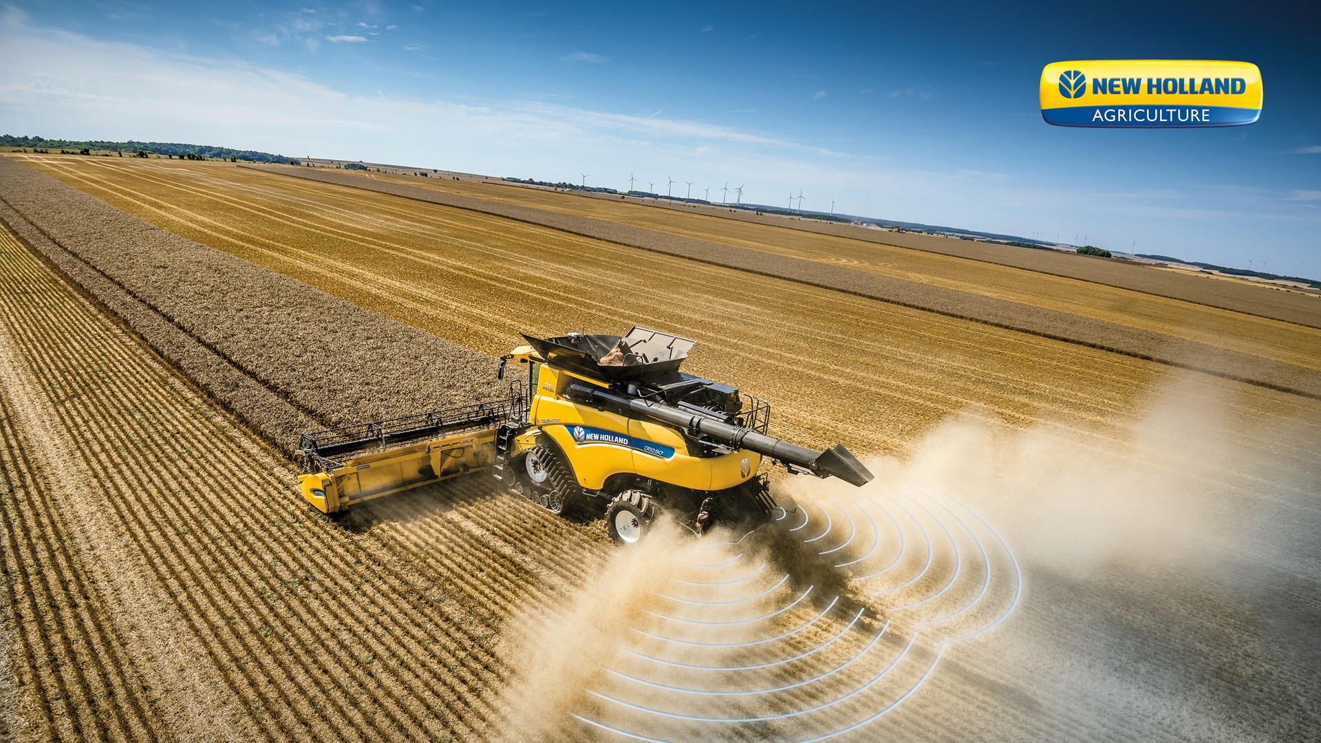 New Holland’s new combine residue automation system uses 2D radars