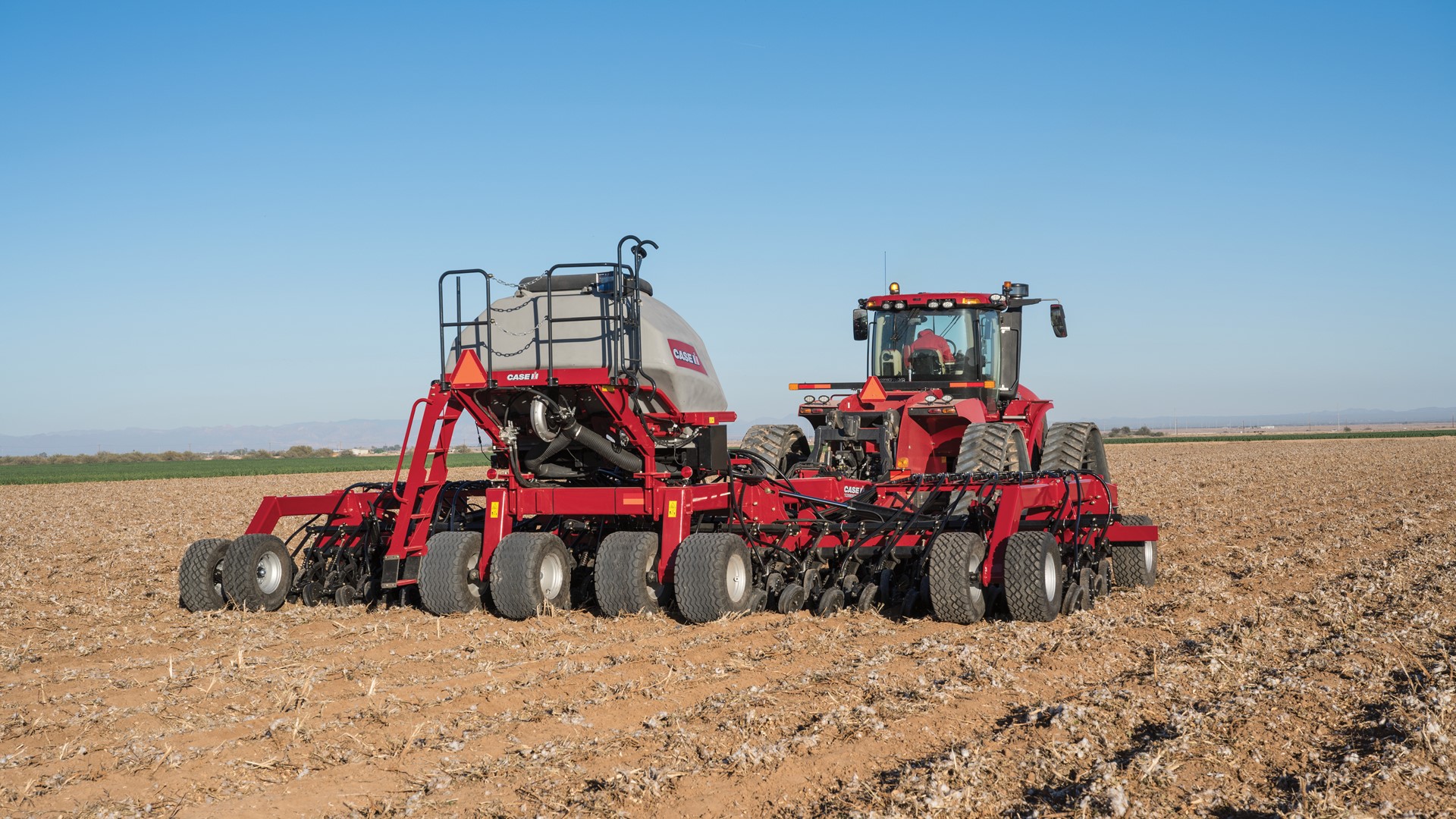 The new Precision Disk 550 series air drill offers added capacity and an agronomically designed row unit.