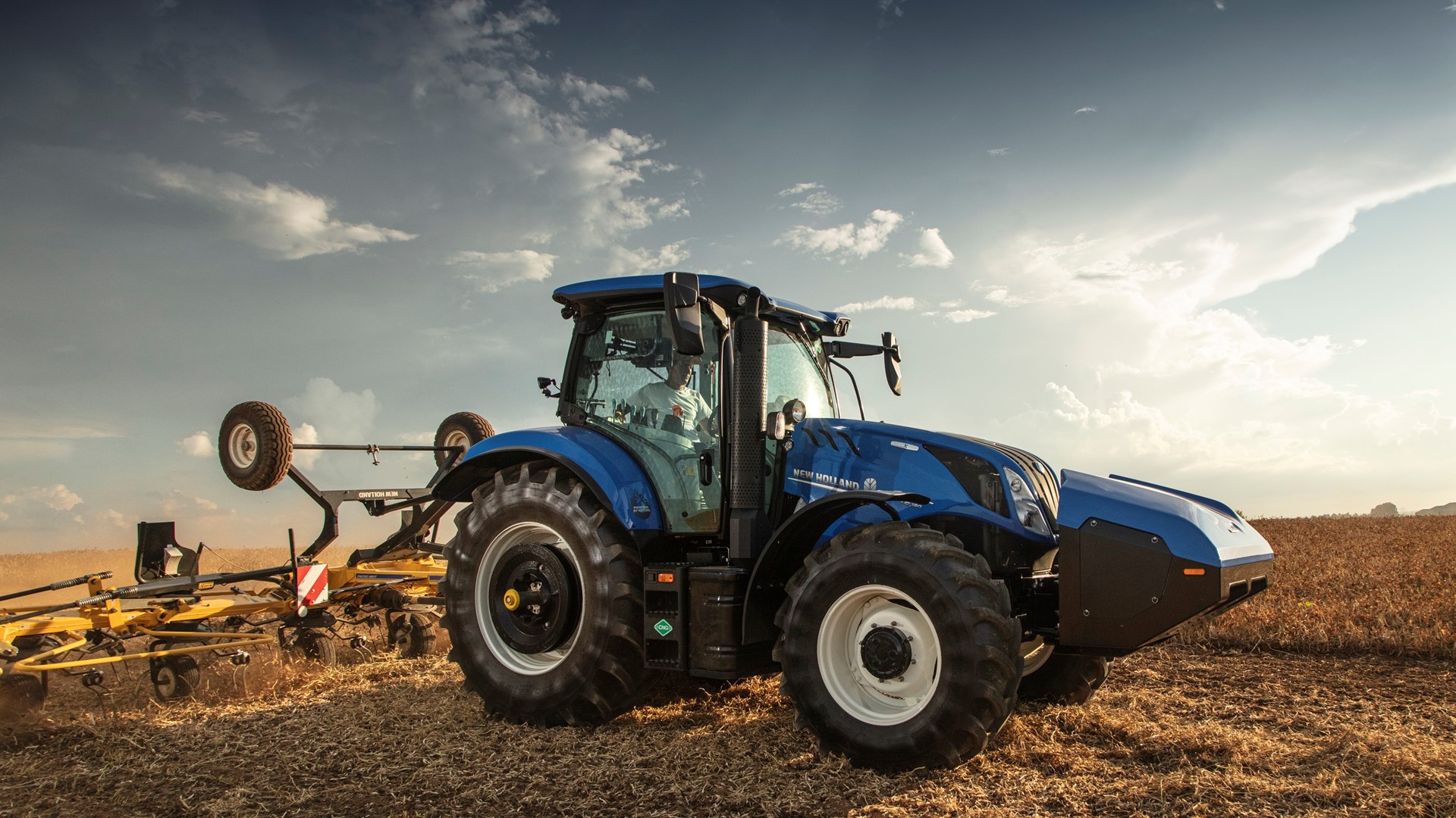 New Holland apresenta trator movido a biometano ao setor sucroalcooleiro