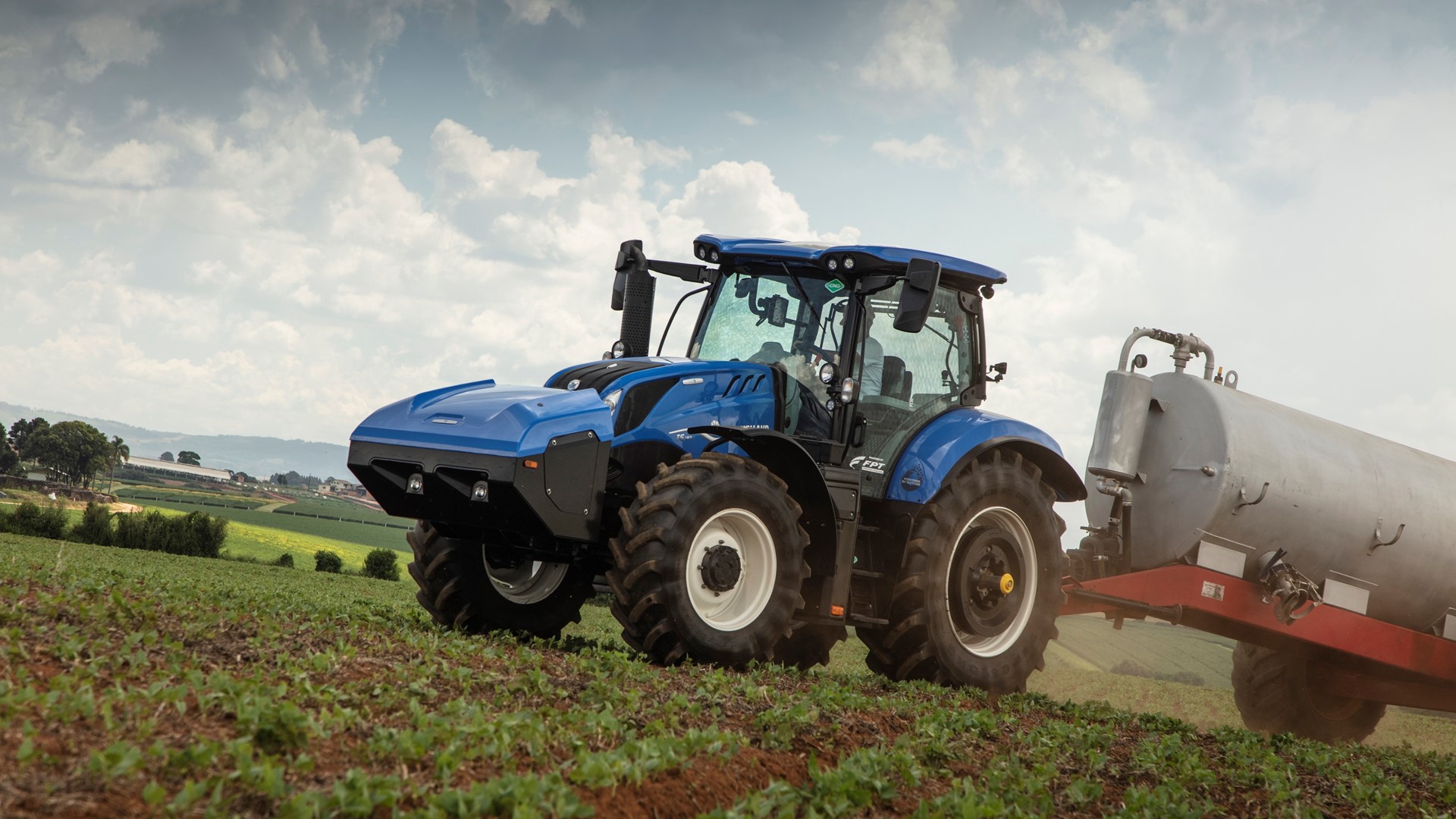 New Holland apresenta espaço de agricultura digital e trator biometano na Tecnoshow Comigo