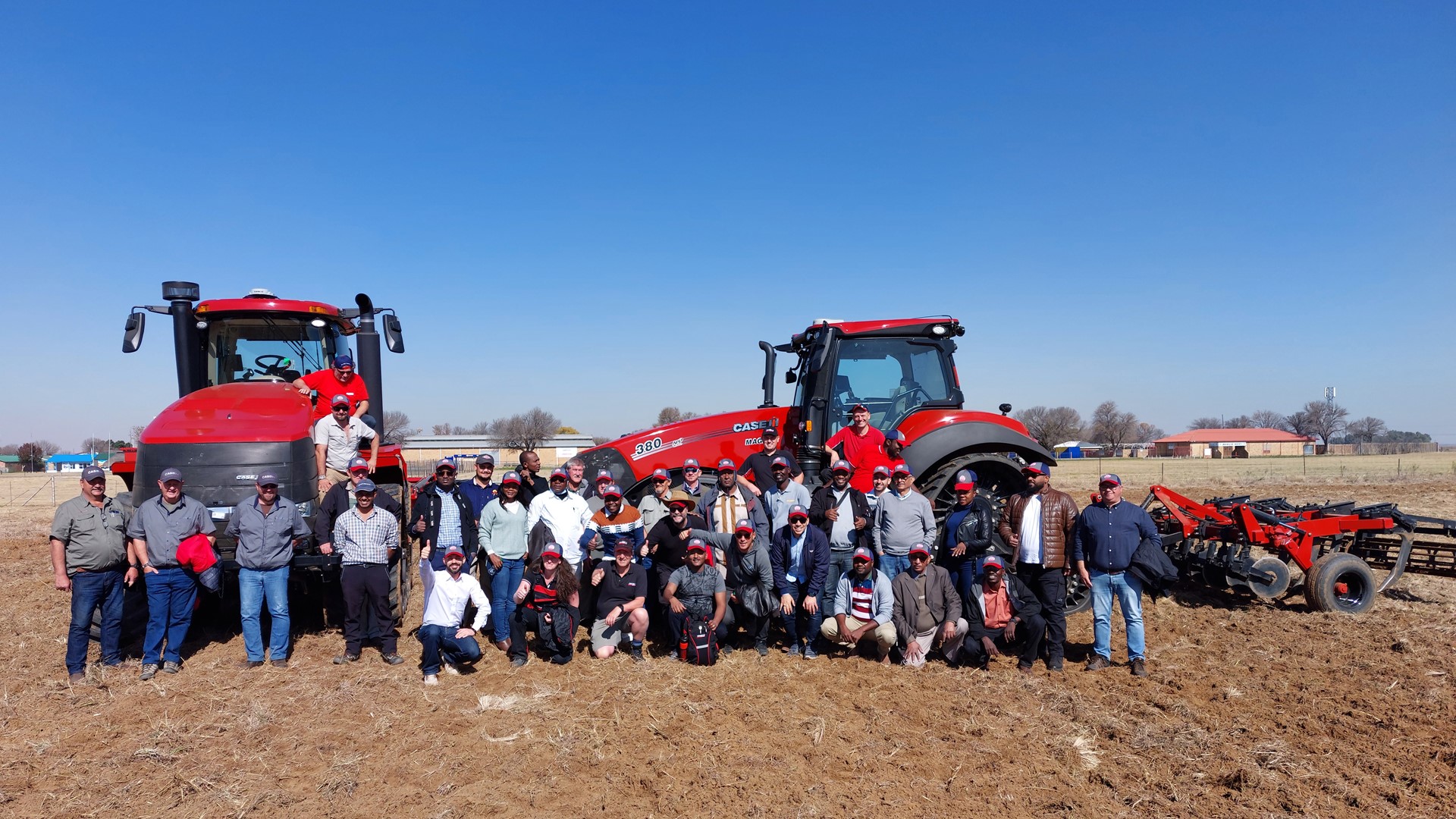 CASE-IH_Training with Customers Dealers Trainers and Business Managers