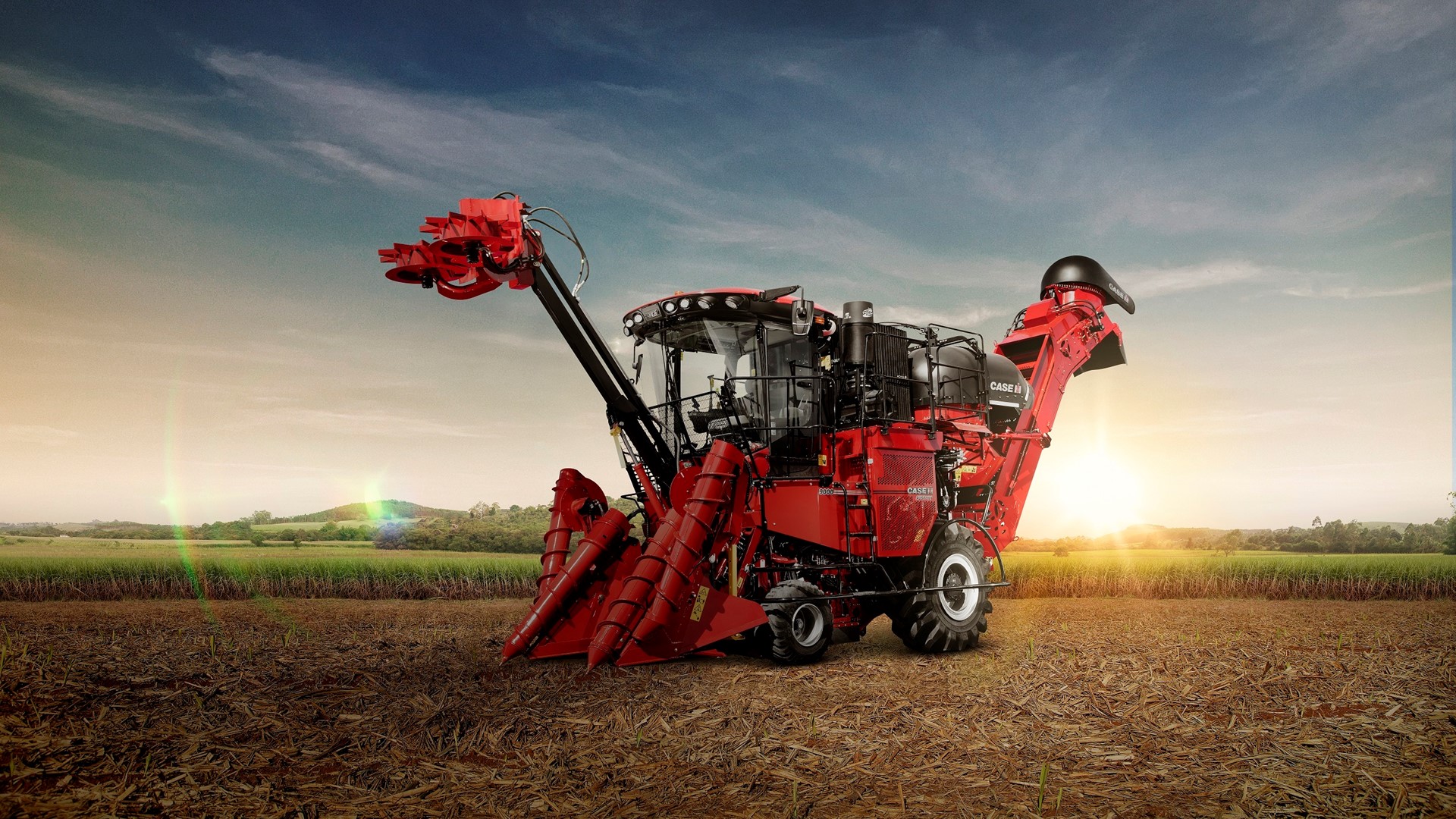 Nueva cosechadora de caña de azúcar Case IH: conectividad y alto rendimiento en el campo