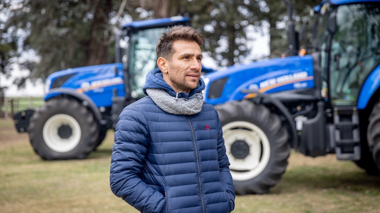 Leo Ponzio, un campeón a todo terreno con máquinas New Holland Agriculture