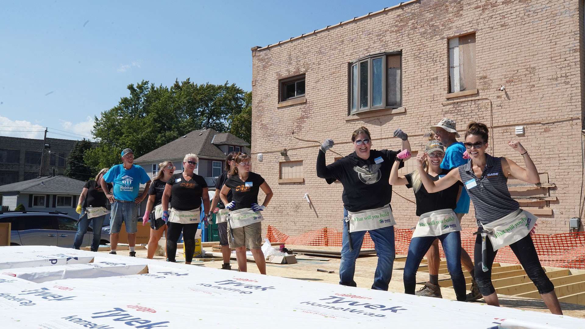 Our women builders on the CASE