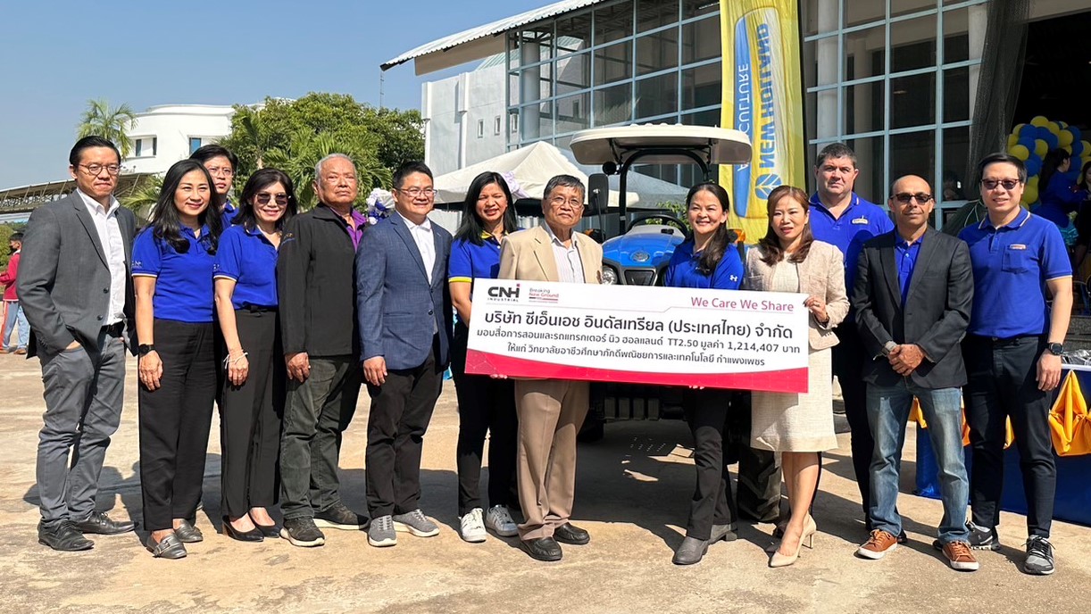 New Holland empowers agriculture training in Thailand with TT2 50 tractor donation