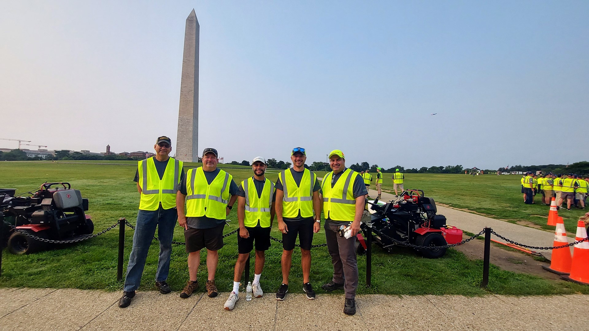 New Holland Construction team members volunteered for the 27th Renewal Remembrance event in Washington D C