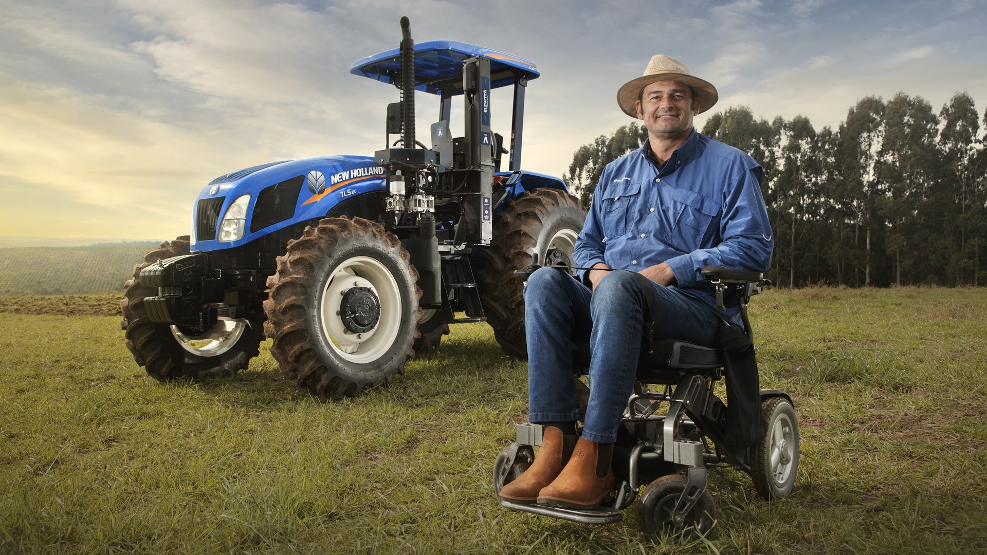 New Holland presenta el primer tractor accesible del mundo