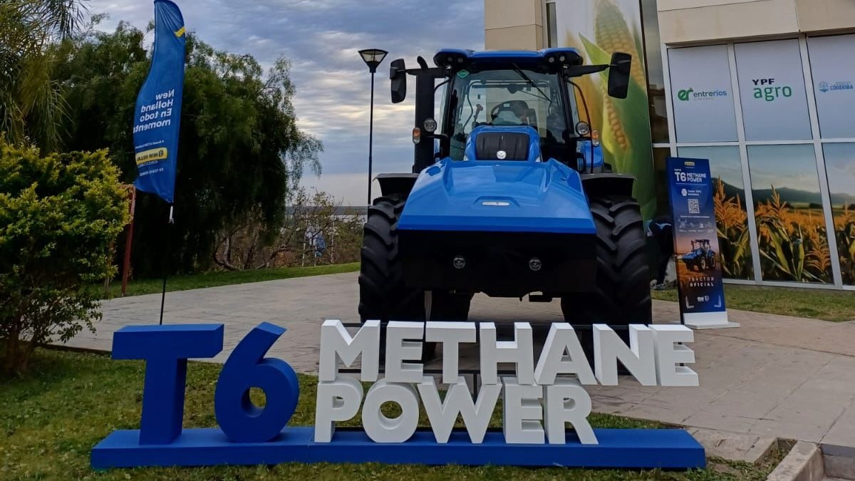 El tractor a biometano de New Holland el modelo oficial del Congreso Internacional de Ma z