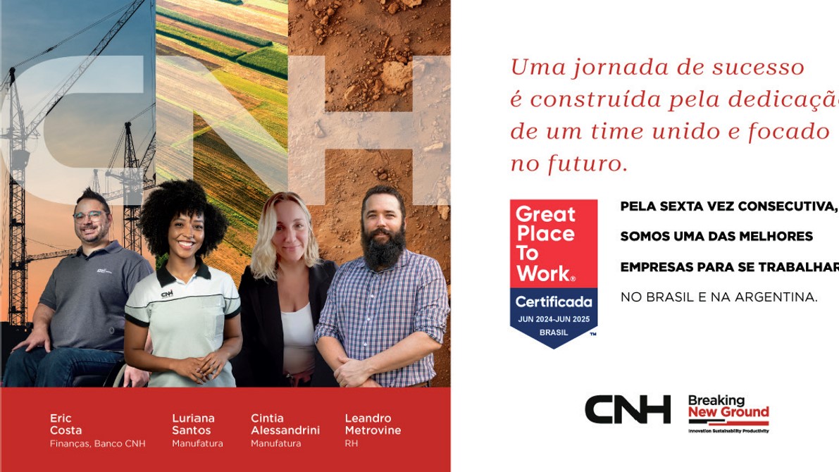 CNH recebe certifica o da GPTW pelo 6 ano consecutivo