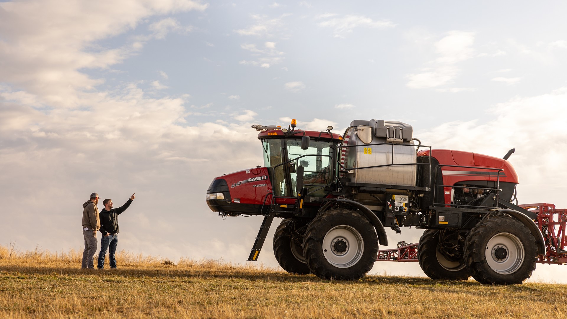 Raven Augmenta field analyzer on a Case IH Patriot