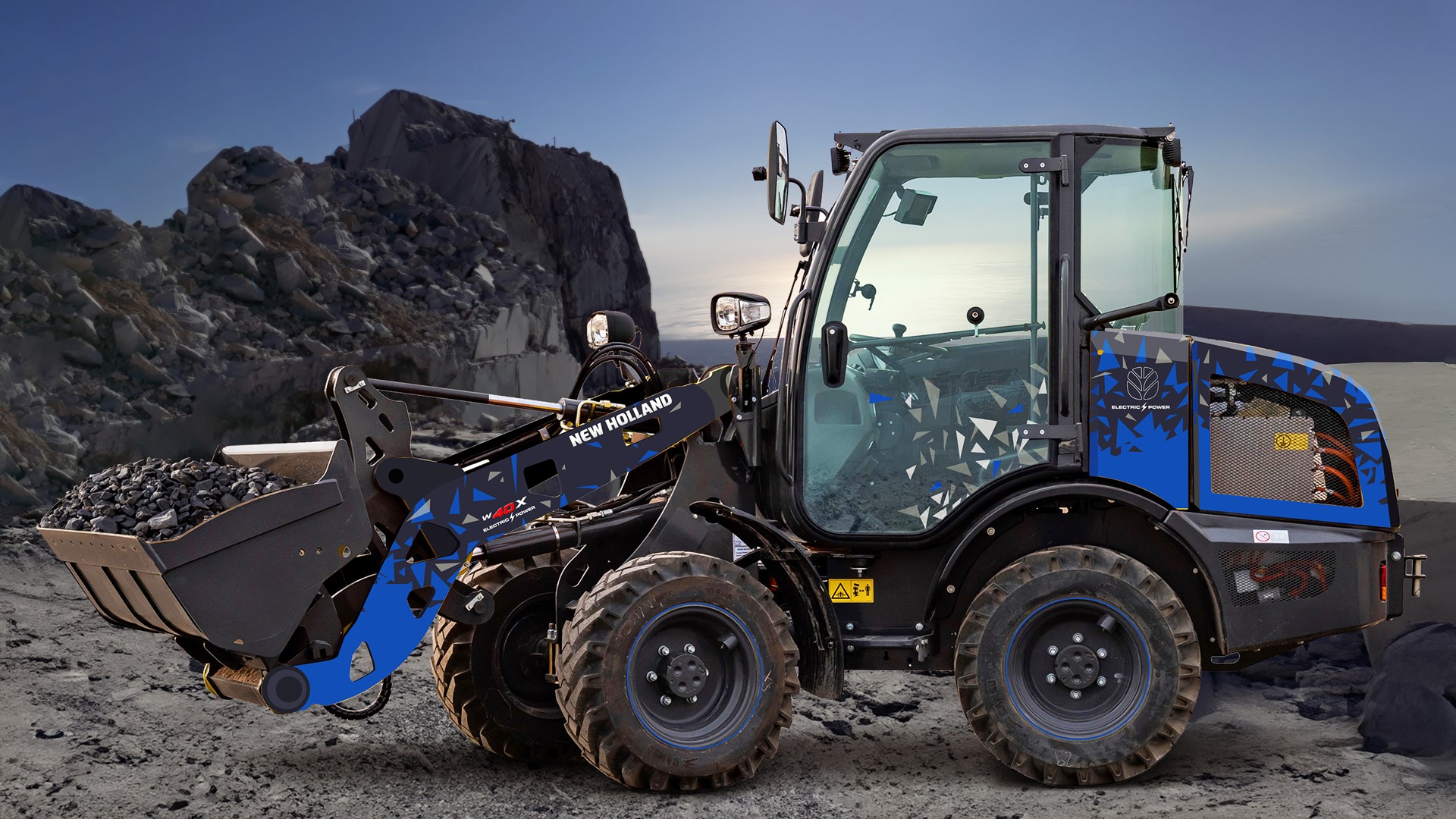 New Holland Construction W40X Electric Power