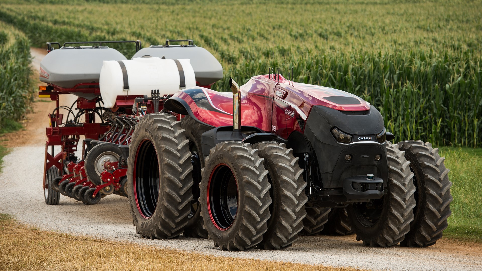 Trator aut nomo conceito da Case IH