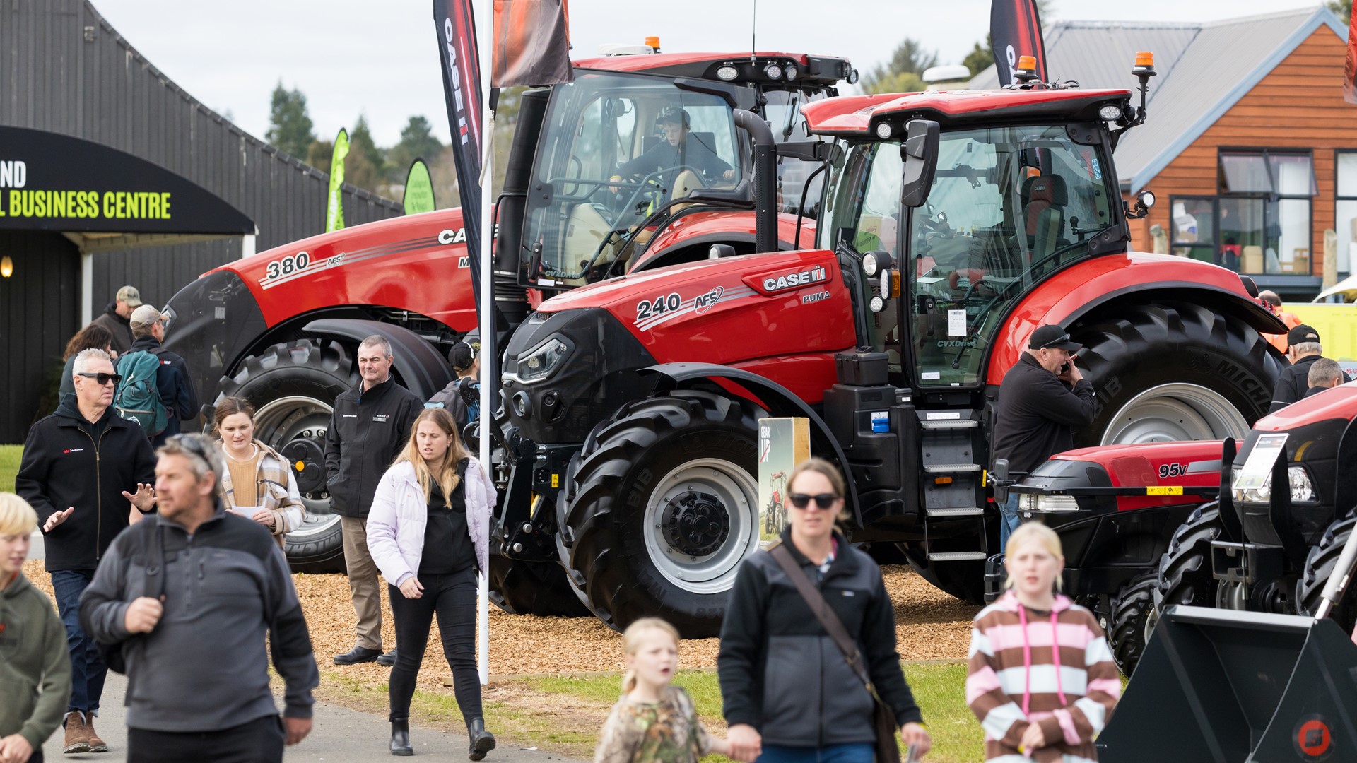 The Case IH site was a popular place to visit at last year s Fieldays