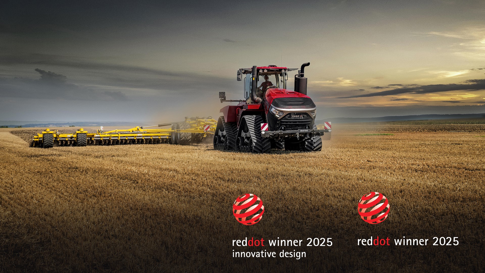 Innovative design takes Quadtrac 715 to twin Red Dot award win