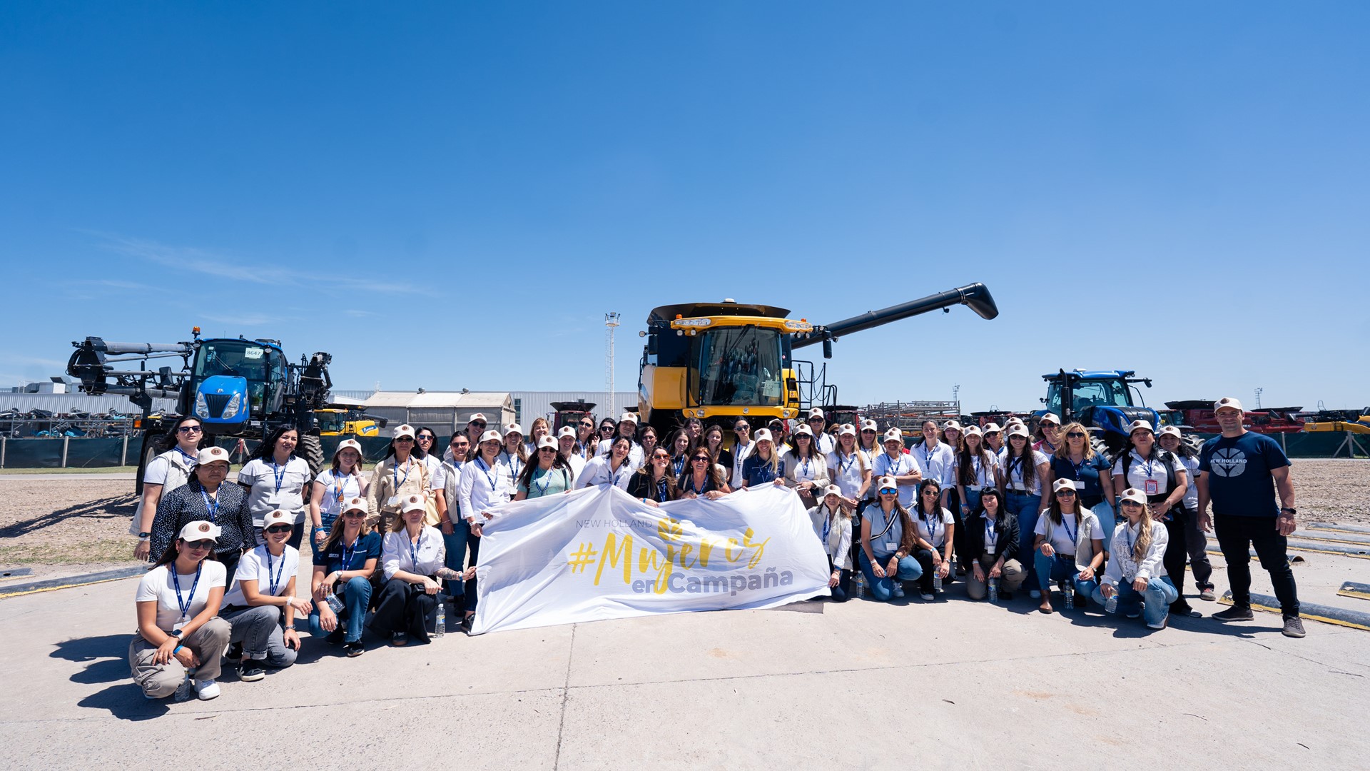 New Holland celebro el Dia de la Mujer Rural junto al programa Mujeres en Campana
