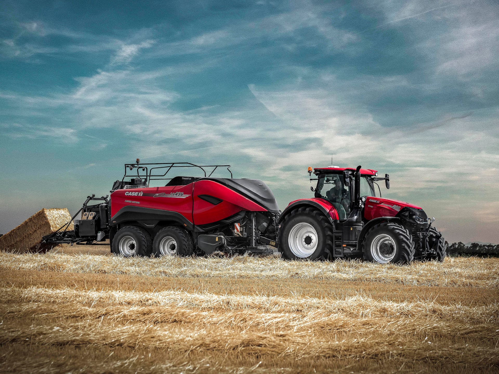 CASE IH Optum 300 CVXDrive with LB 436 HD 2