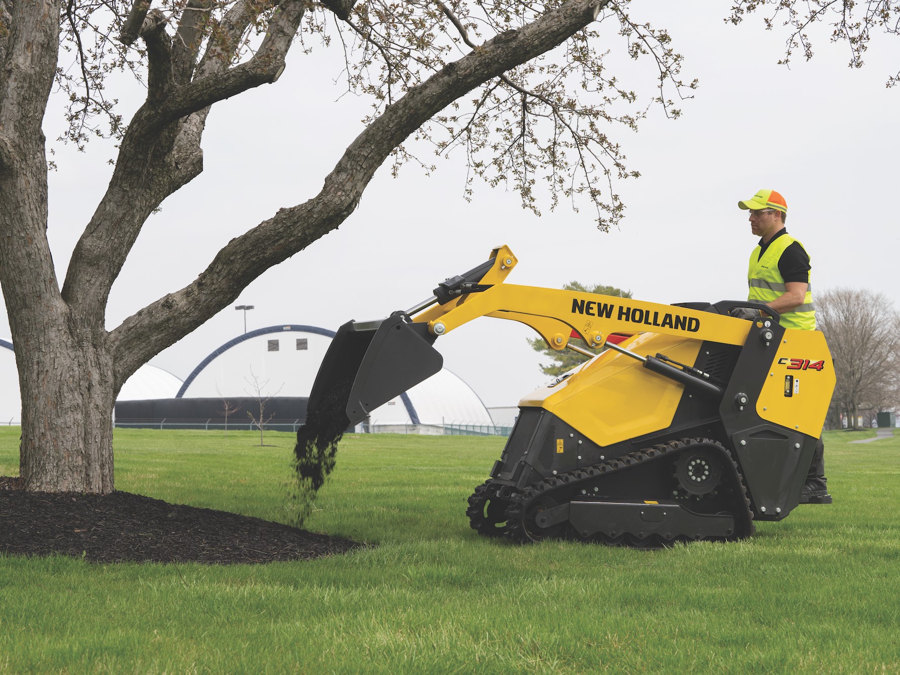 C314 mini track loader