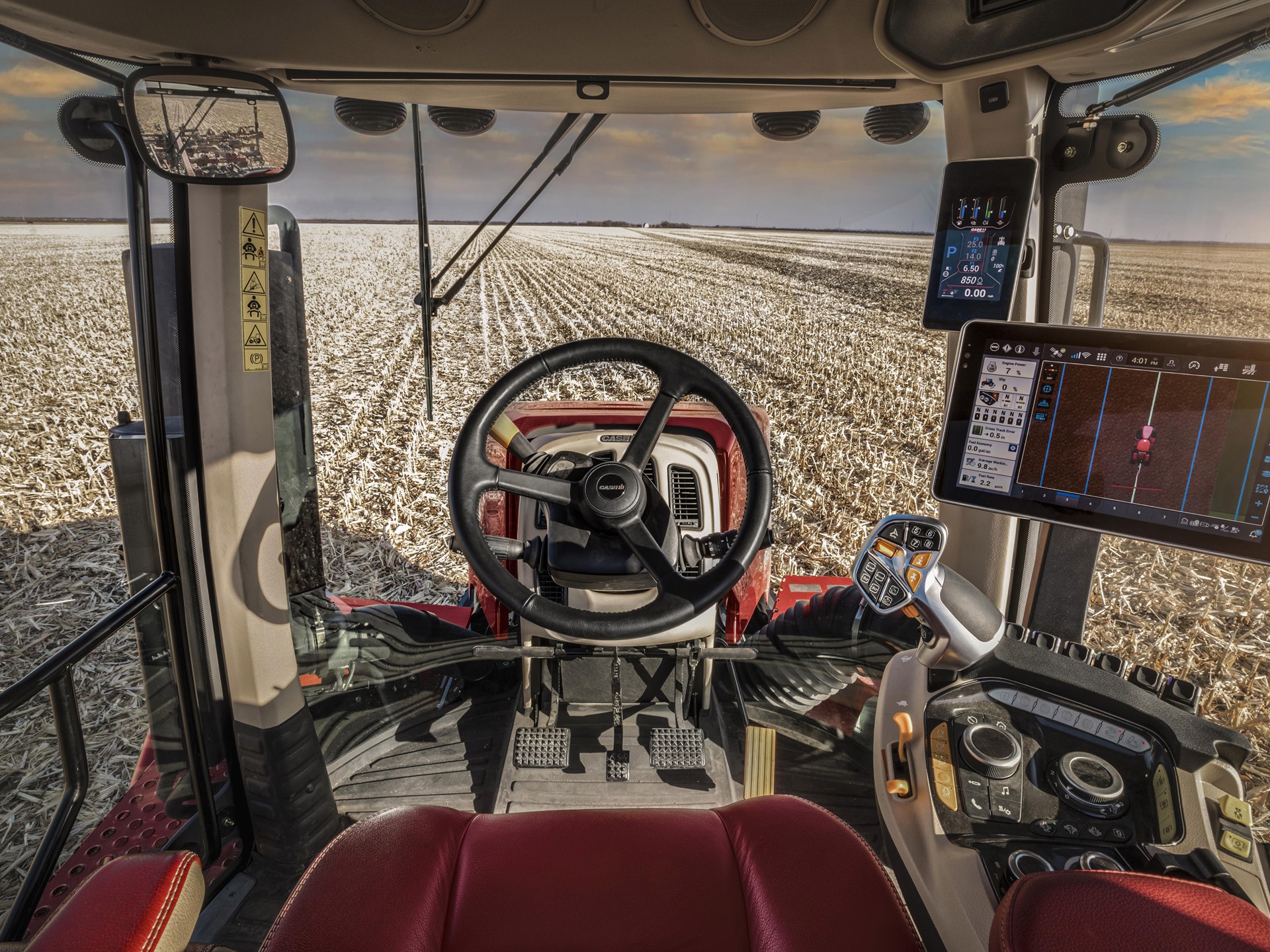 case ih quadtrac afs connect 645 in the cab