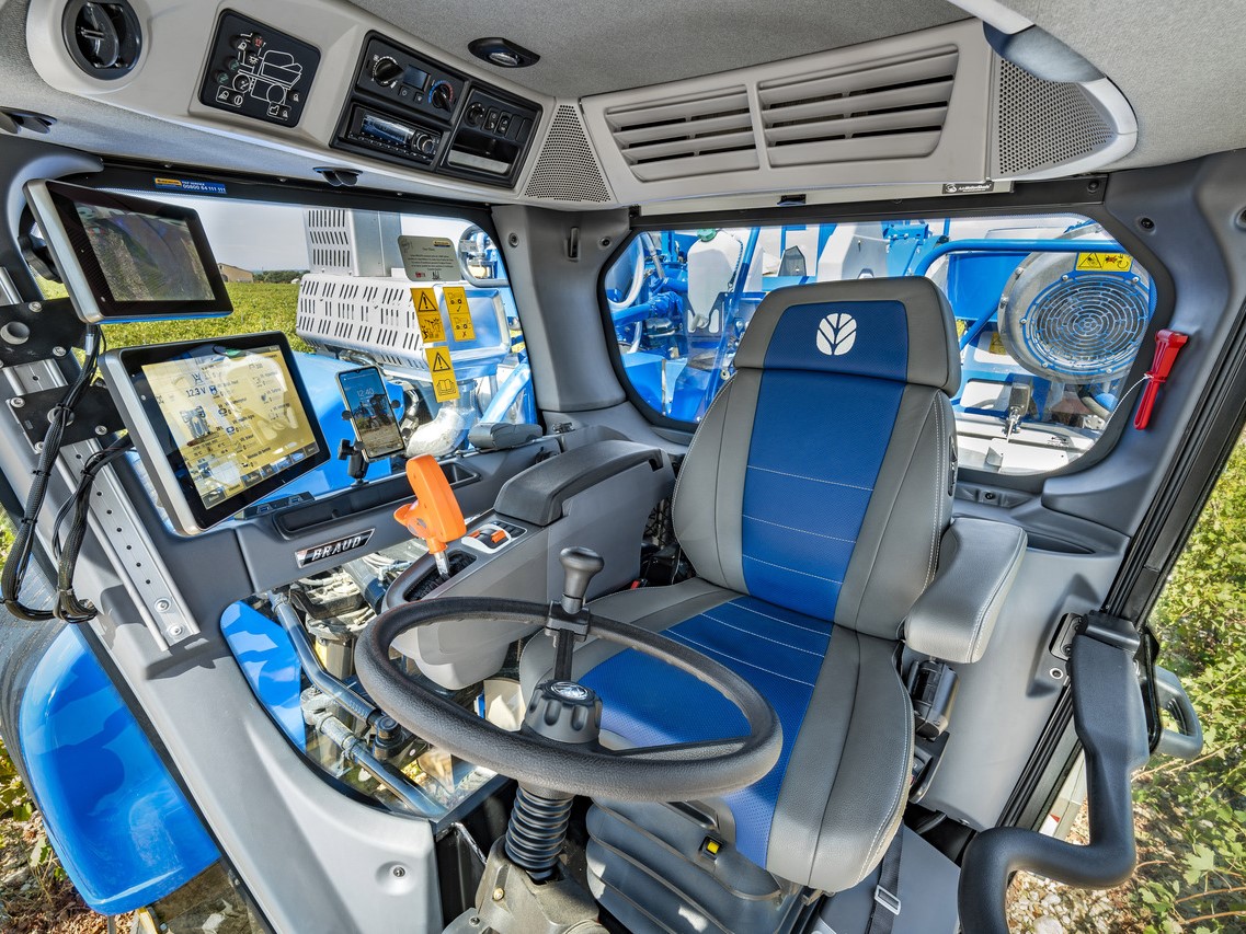 New Holland Braud compact grape harvesters